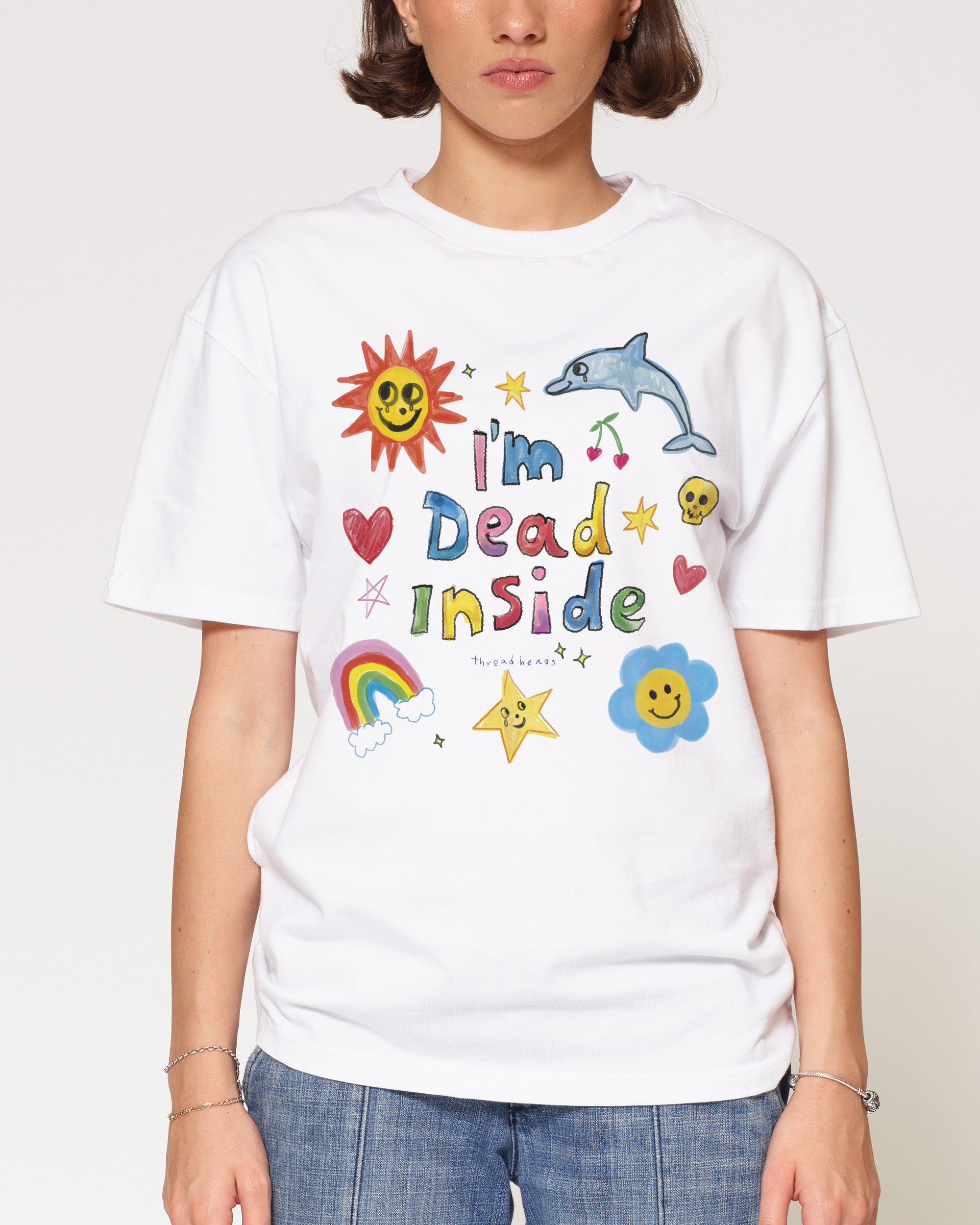I'm Dead Inside T-Shirt | Funny Graphic T-Shirt | Threadheads