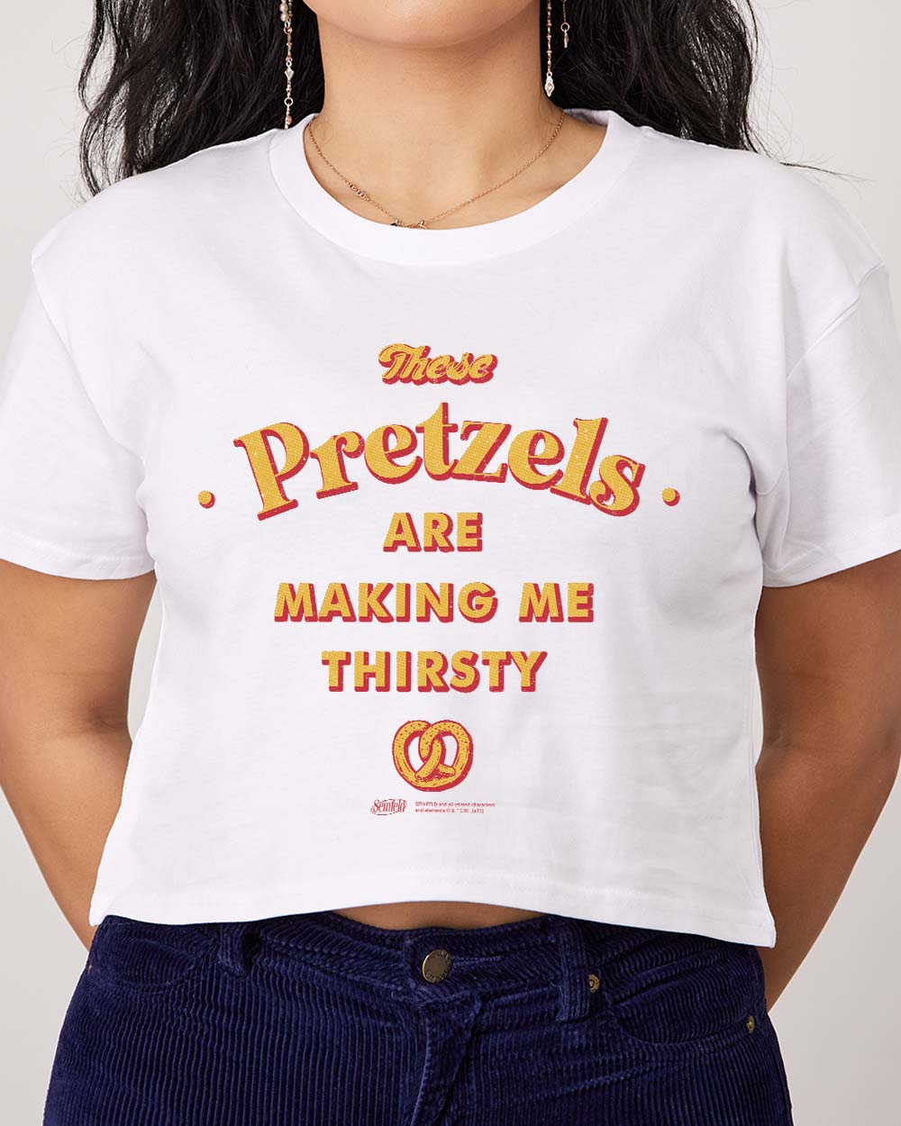 These Pretzels Are Making Me Thirsty Crop Tee Australia Online