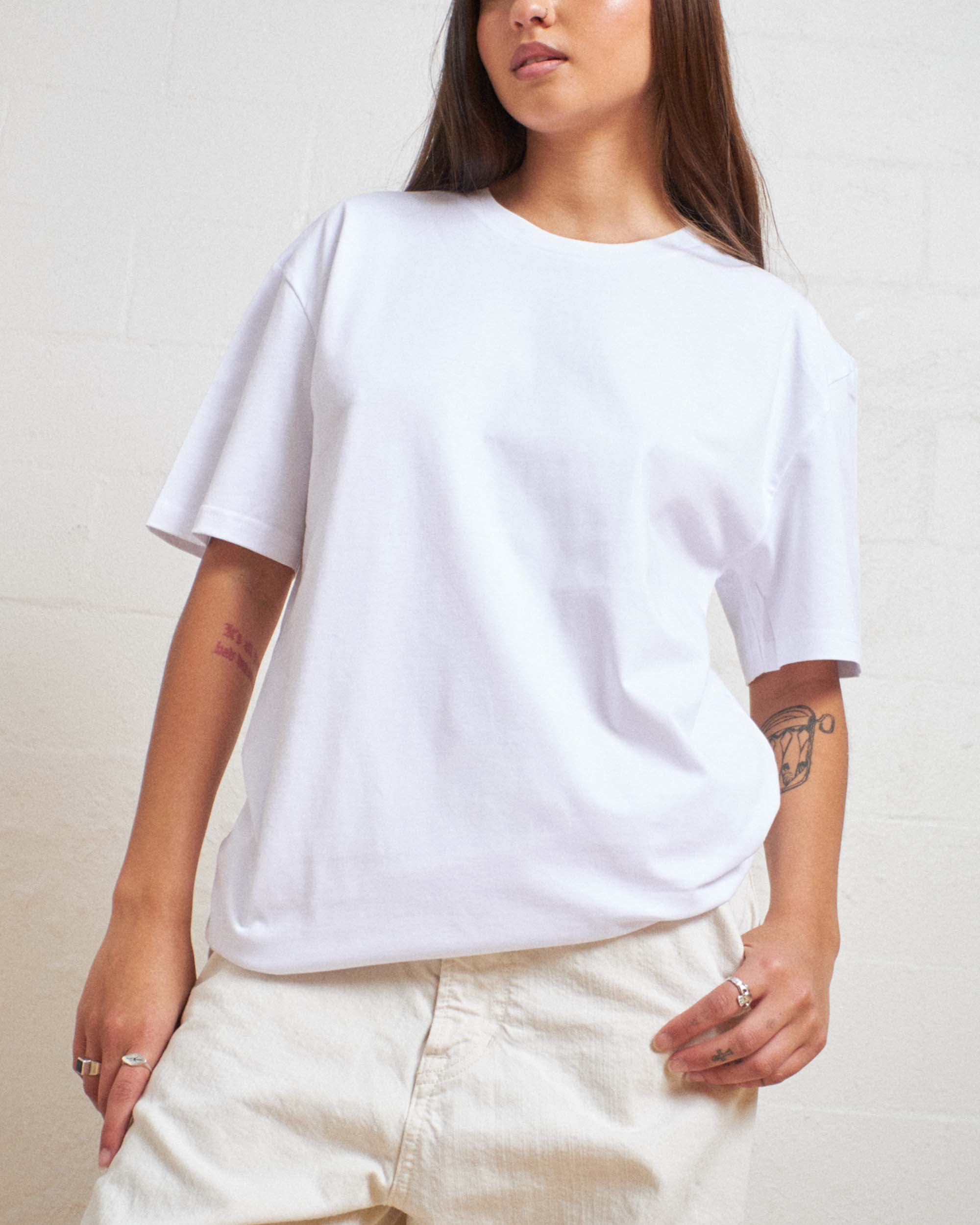 Classic Tee 5-Pack: Grey, Charcoal, Brown, Natural, White Australia Online