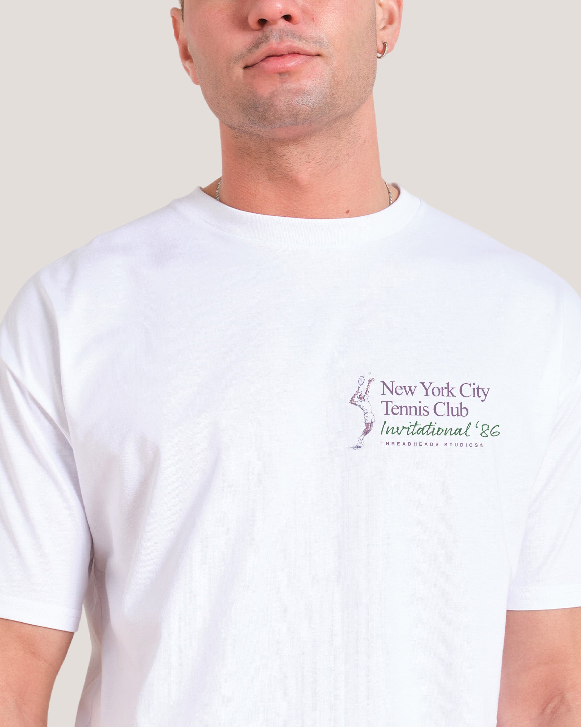 NYC Tennis Club White T-Shirt