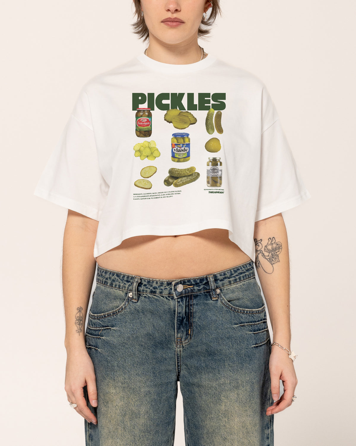 The Pickles Crop Tee