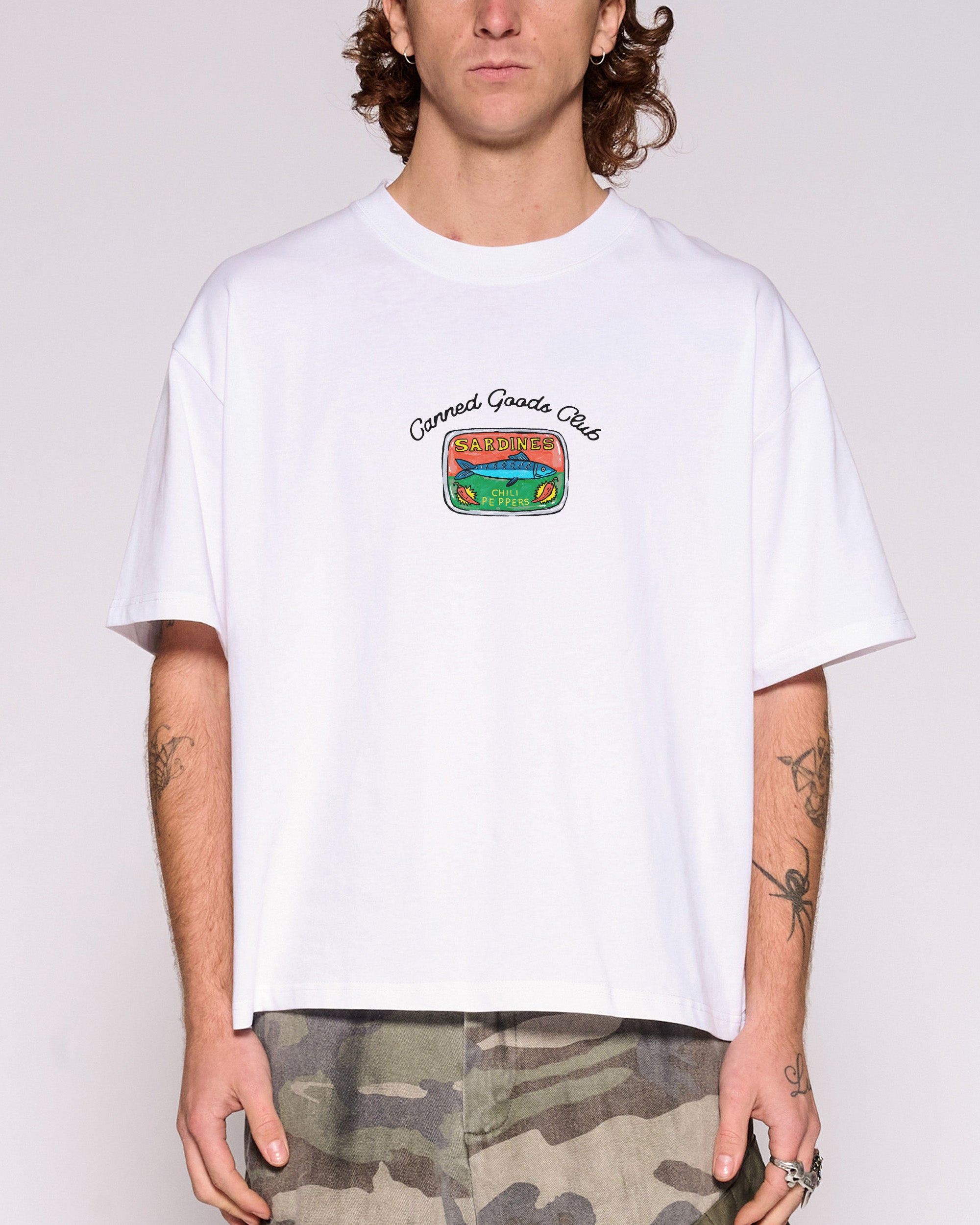 Canned Goods Oversized Crop Tee