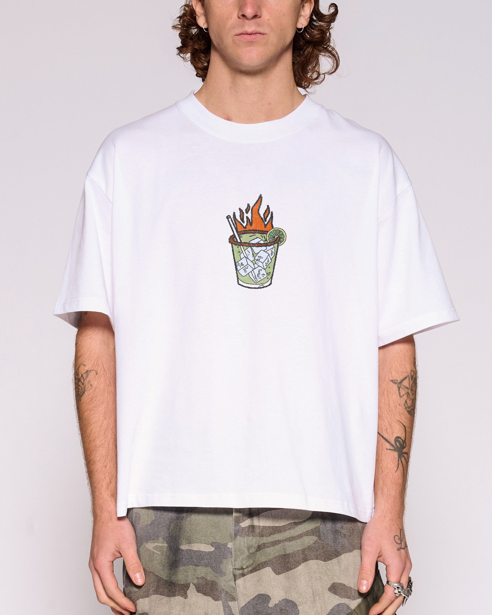 Spicy Marg Oversized Crop Tee