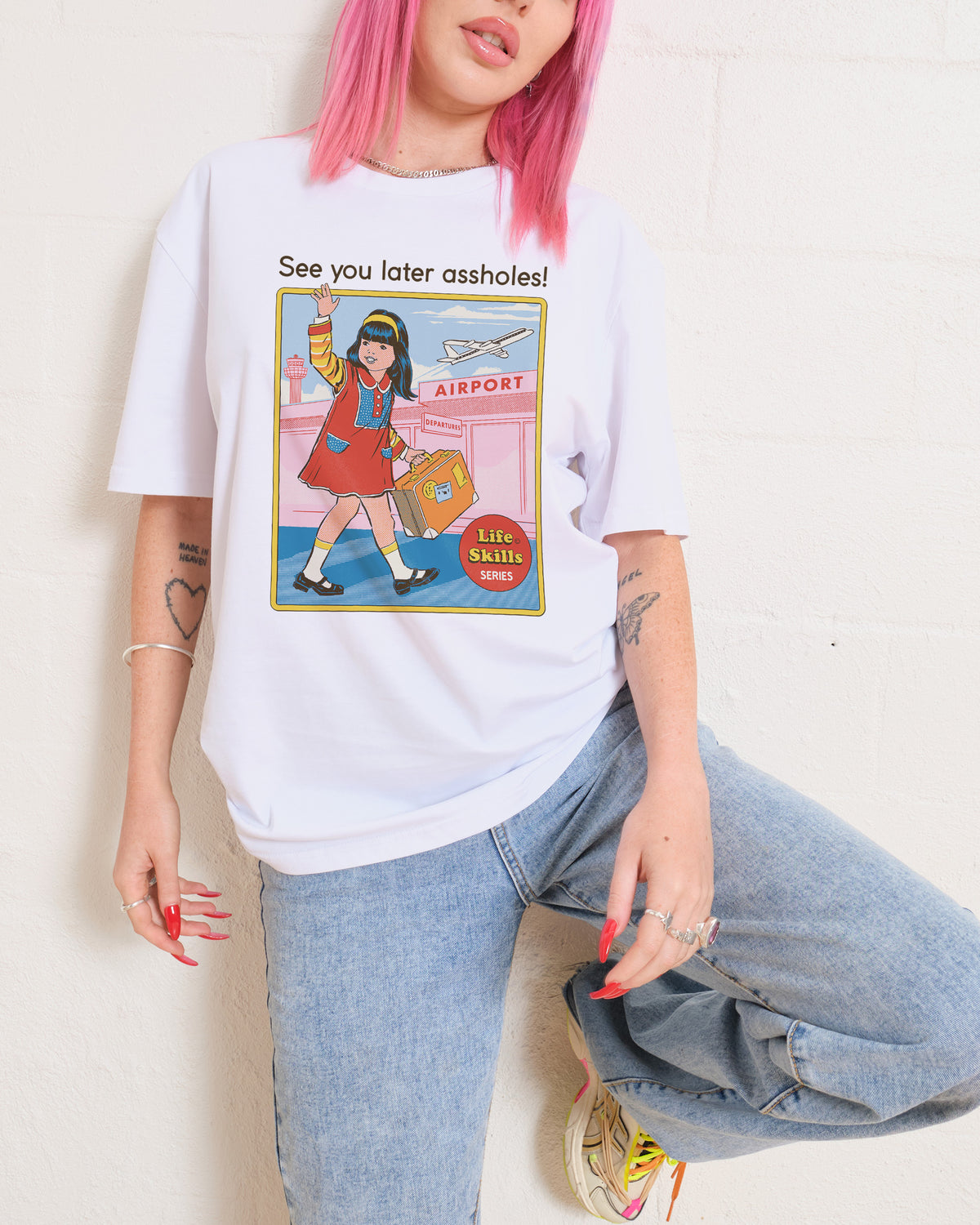 See You Later Assholes T-Shirt | Designed by Steven Rhodes