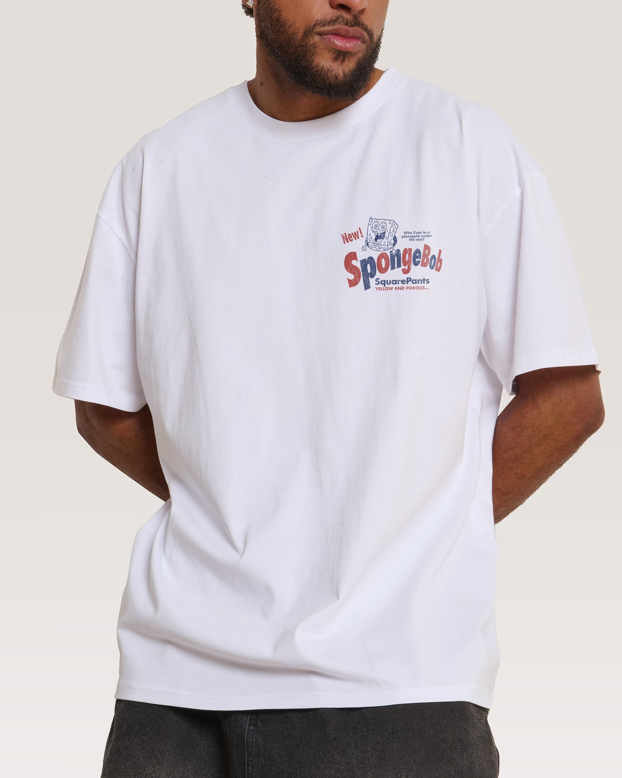 Spongebob Bob White T-Shirt