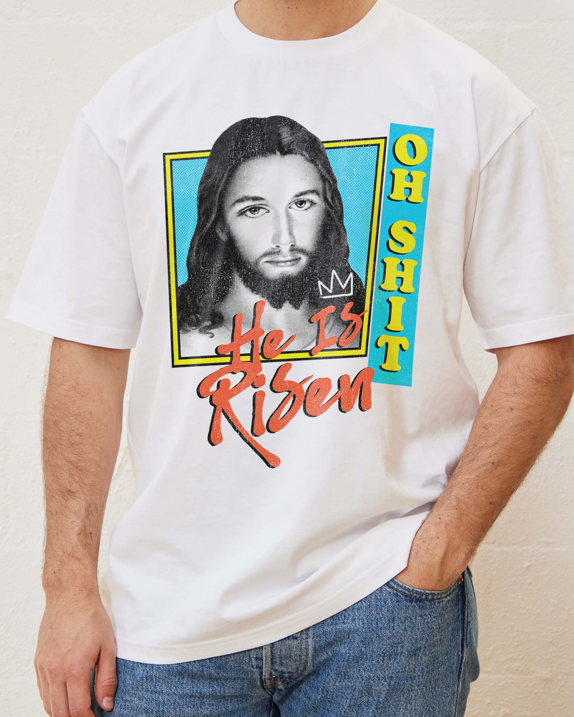 He Is Risen T-Shirt Australia Online White