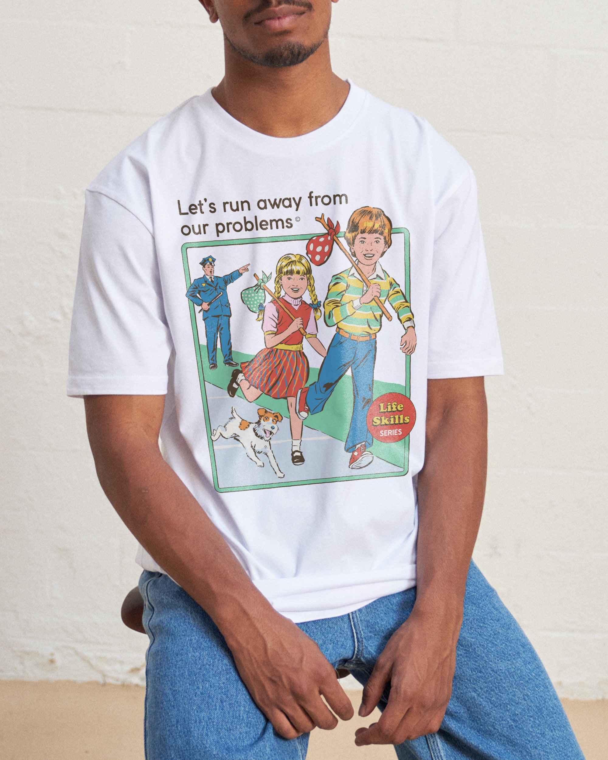 Let's Run Away T-Shirt Australia Online