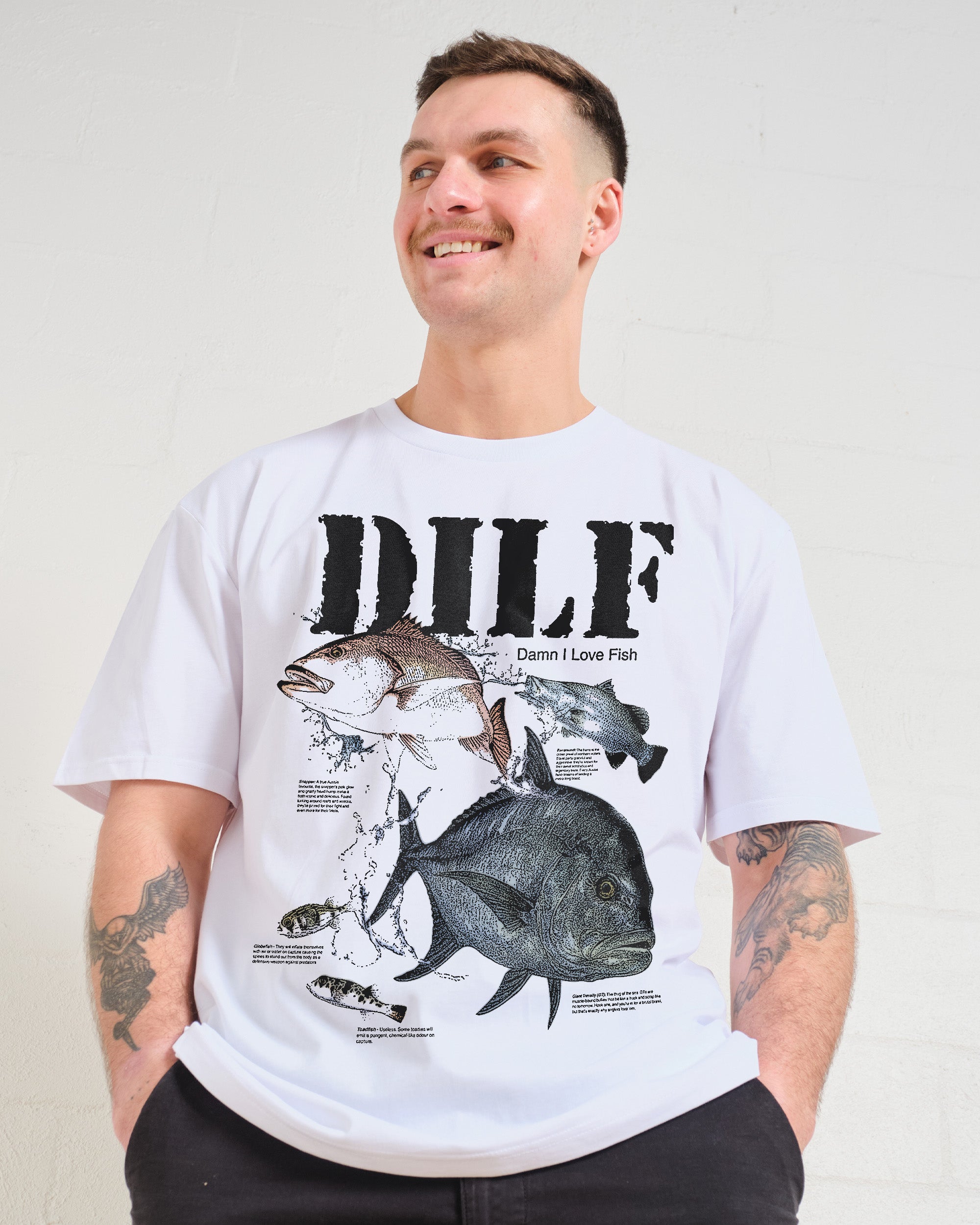 Damn I Love Fish T-Shirt Threadheads Australia Online