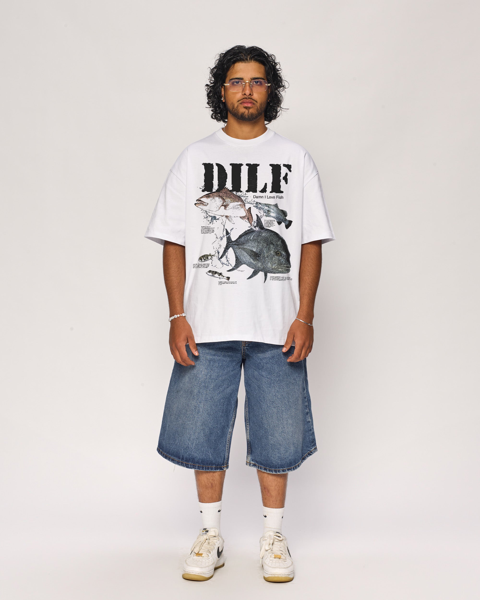 Damn I Love Fish Oversized Tee Threadheads Australia Online