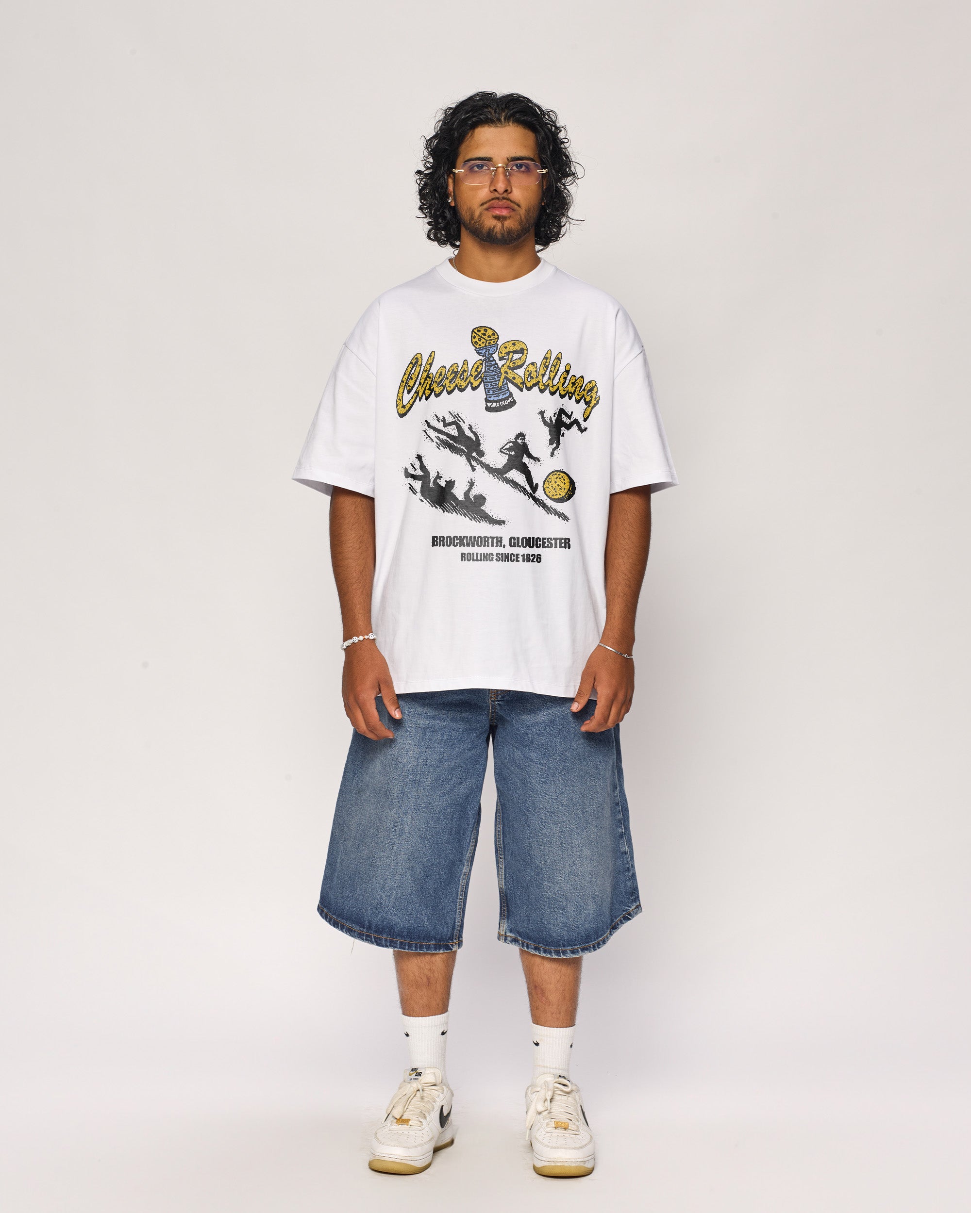 Cheese Rolling Oversized Tee