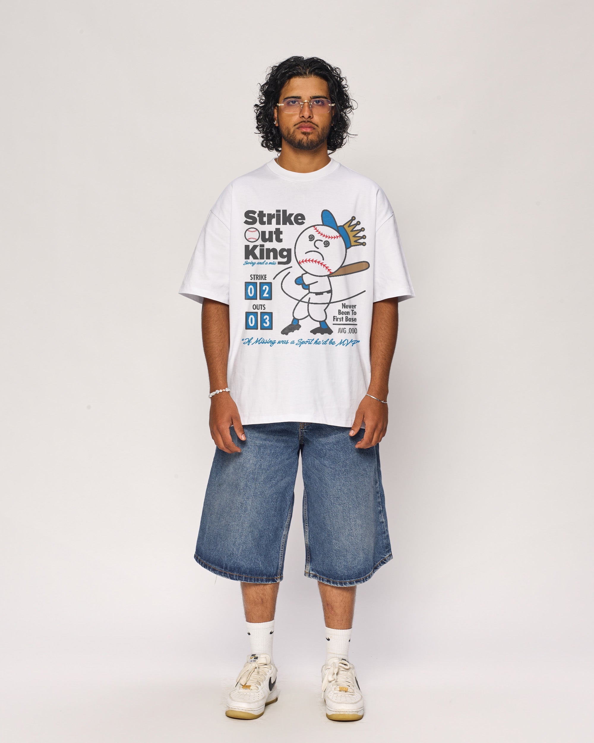 Strike Out King Oversized Tee