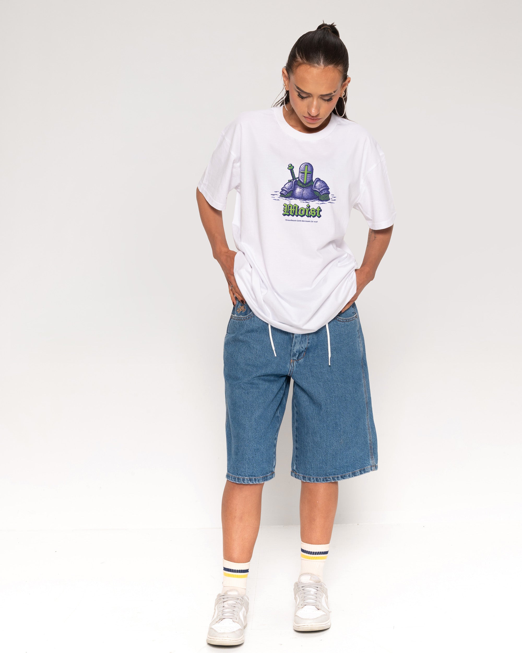 Moist Knight White T-Shirt
