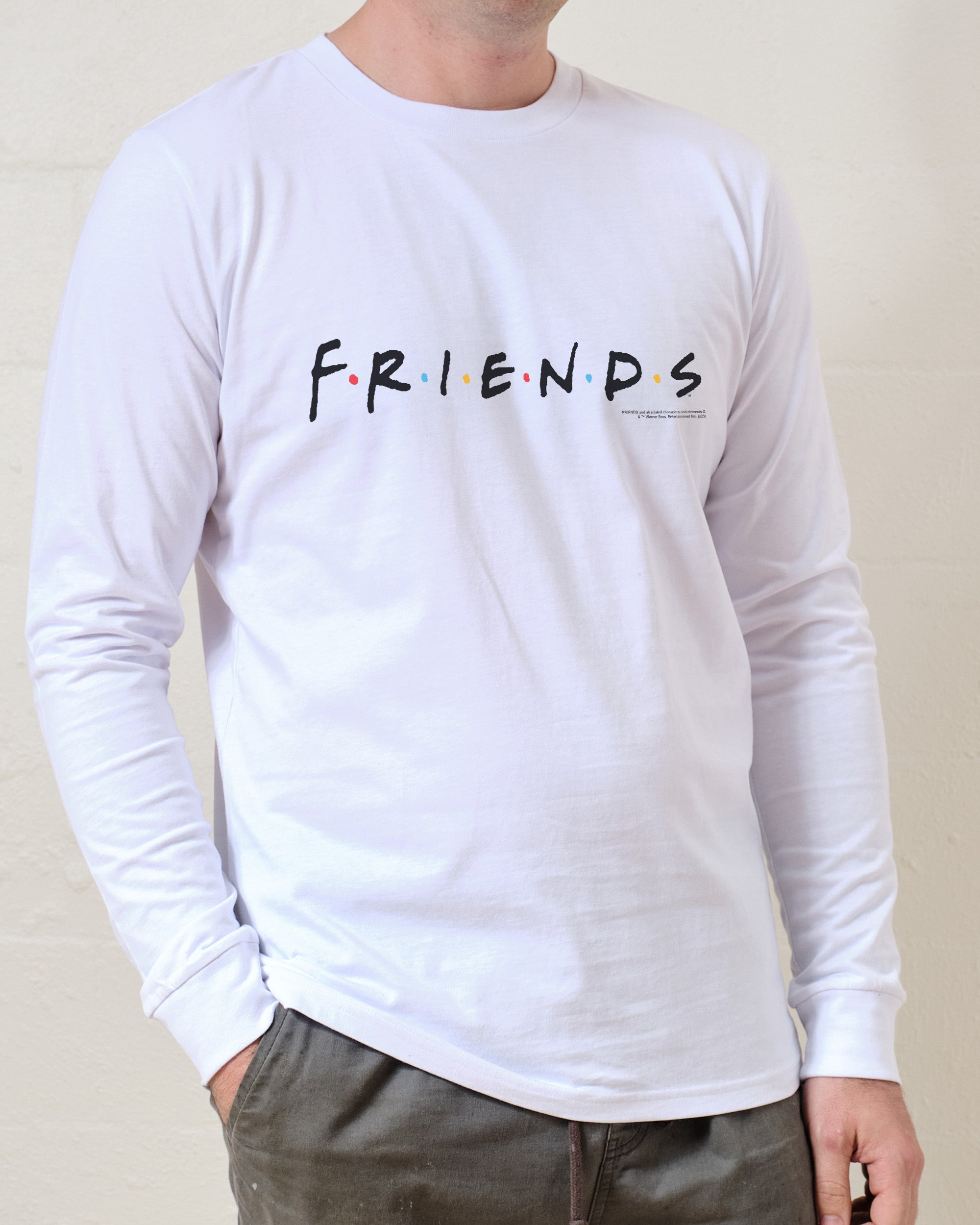 安い直売新品 本物 FRIENDS LONG SLEEVE SHIRT SIZE L Tシャツ/カットソー(七分/長袖)