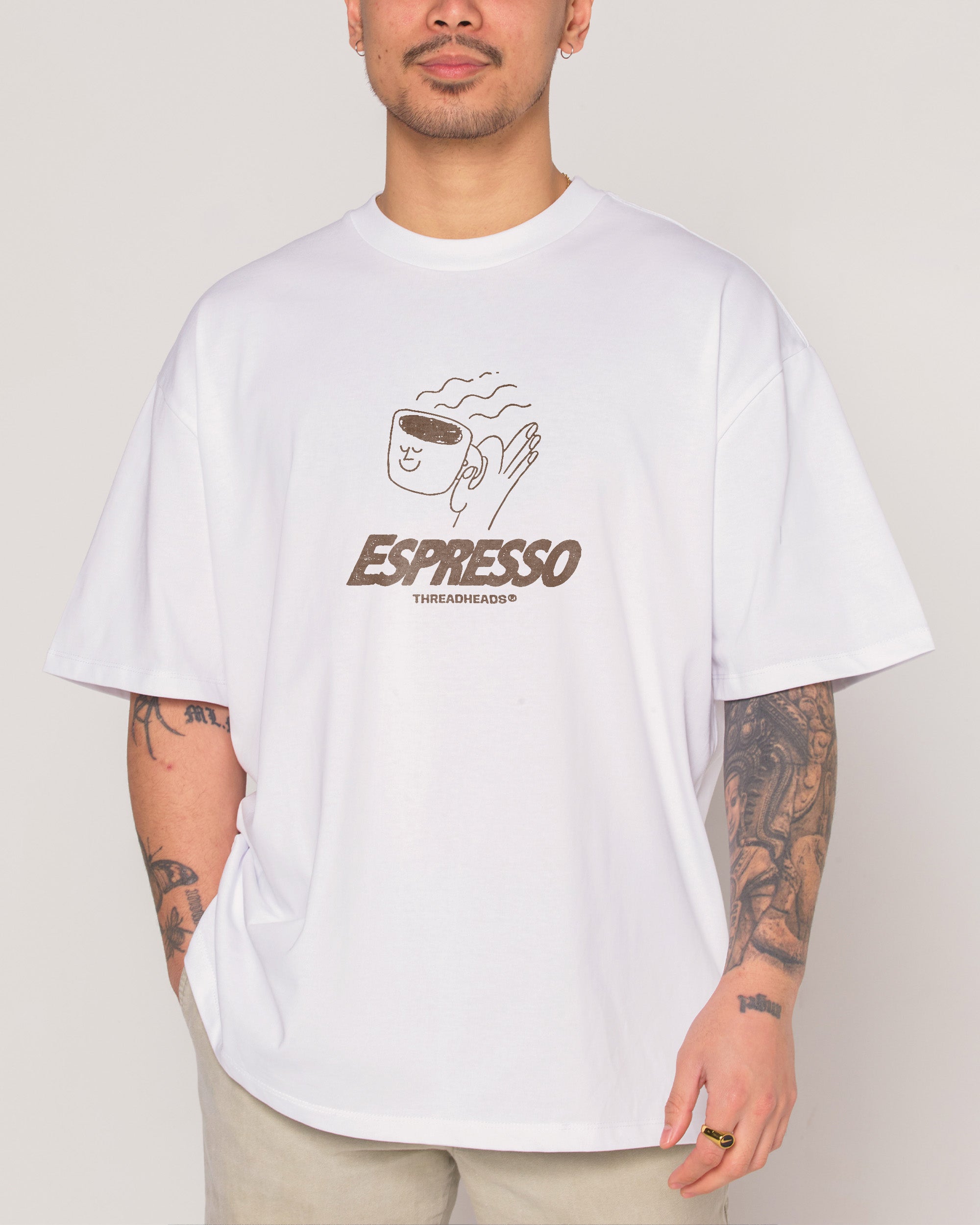 Espresso Oversized Tee Threadheads Australia Online