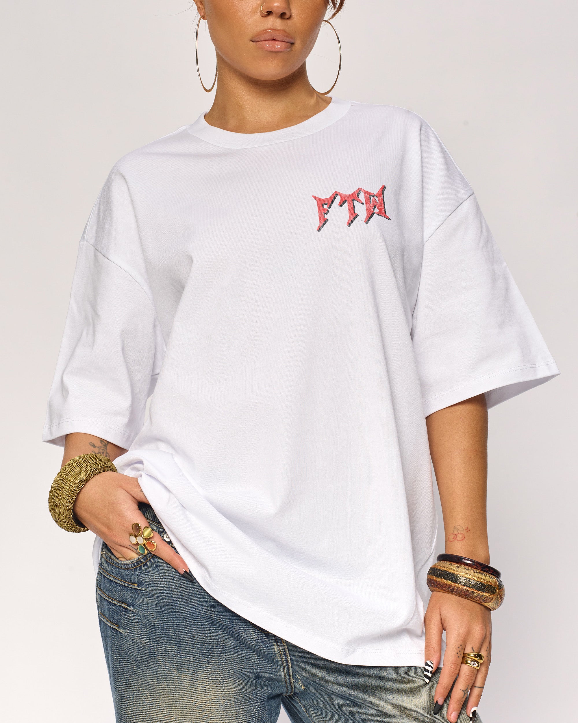 F**k The World Oversized Tee Threadheads Australia Online