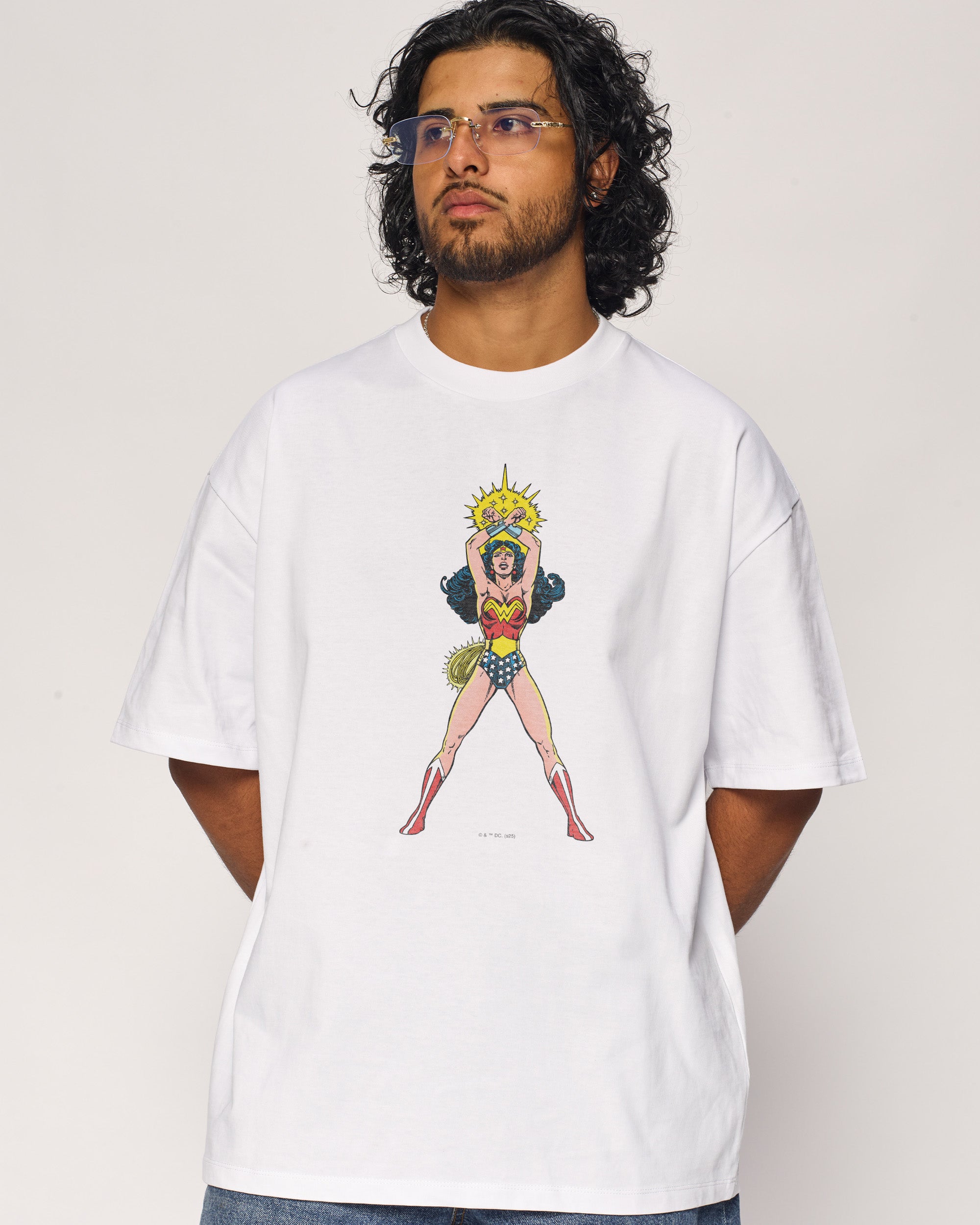 Wonder Woman Power Surge Oversized Tee Threadheads Australia Online