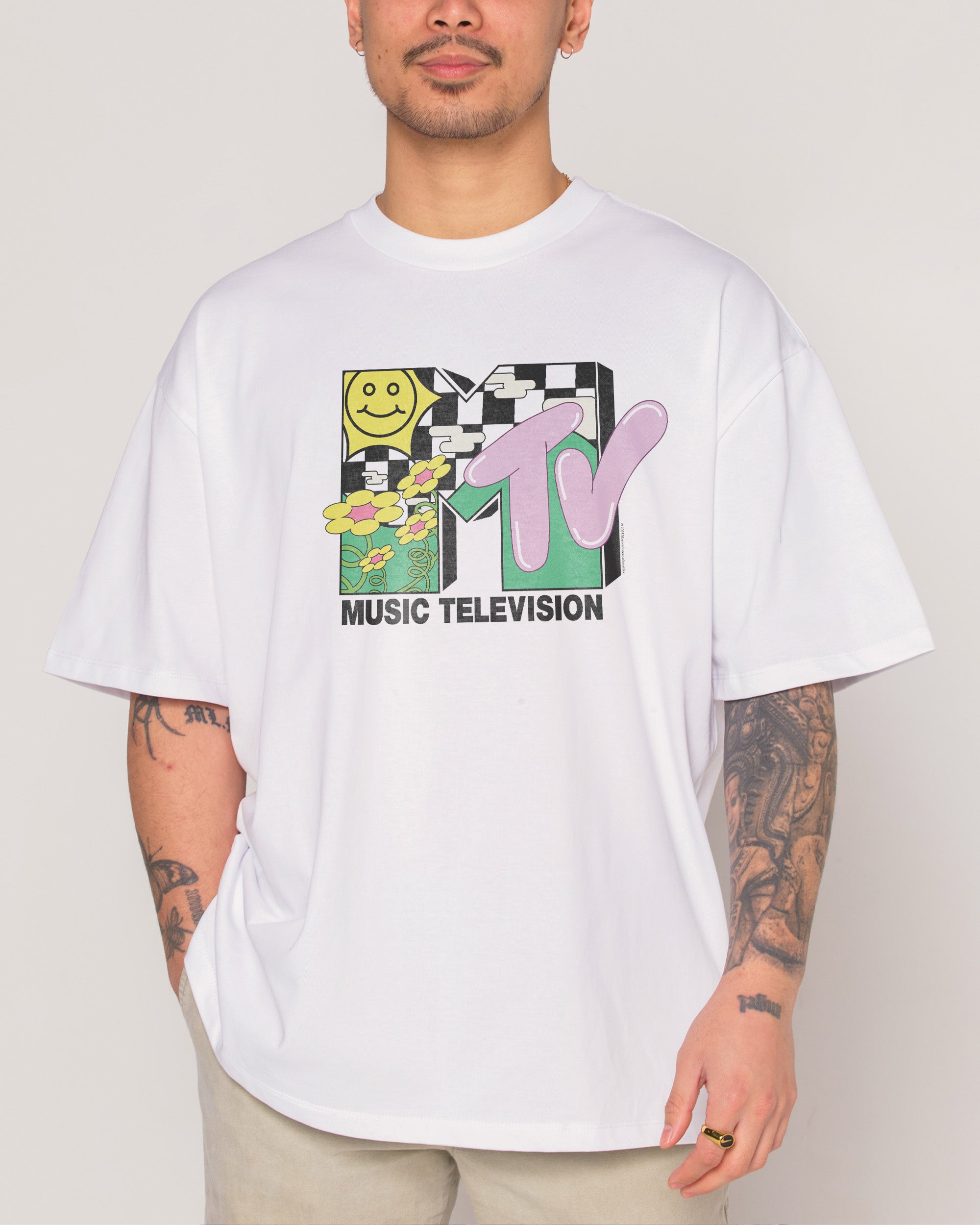 Garden MTV Logo Oversized Tee | Official MTV collab