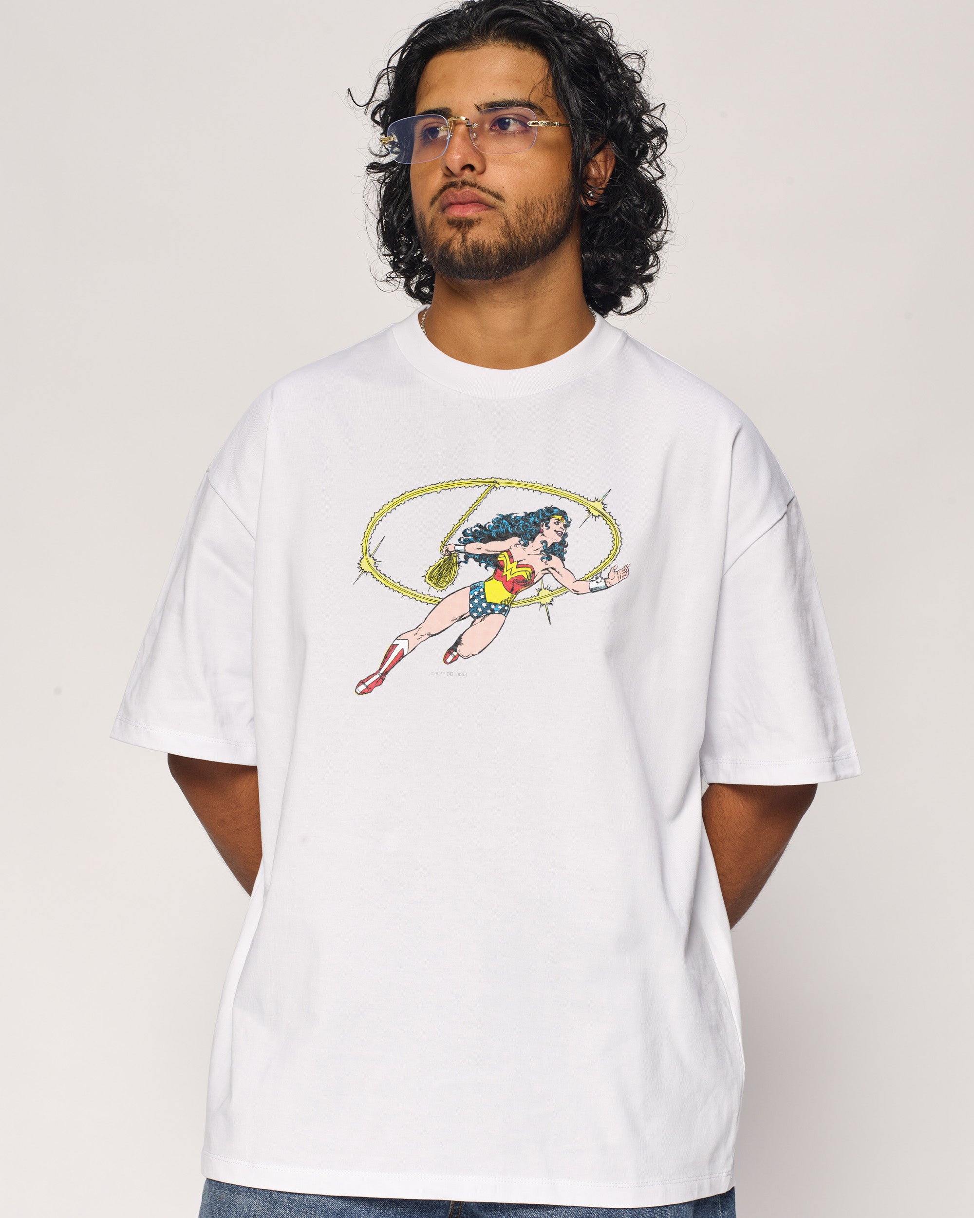 Wonder Woman Lasso of Truth Oversized Tee Threadheads Australia Online