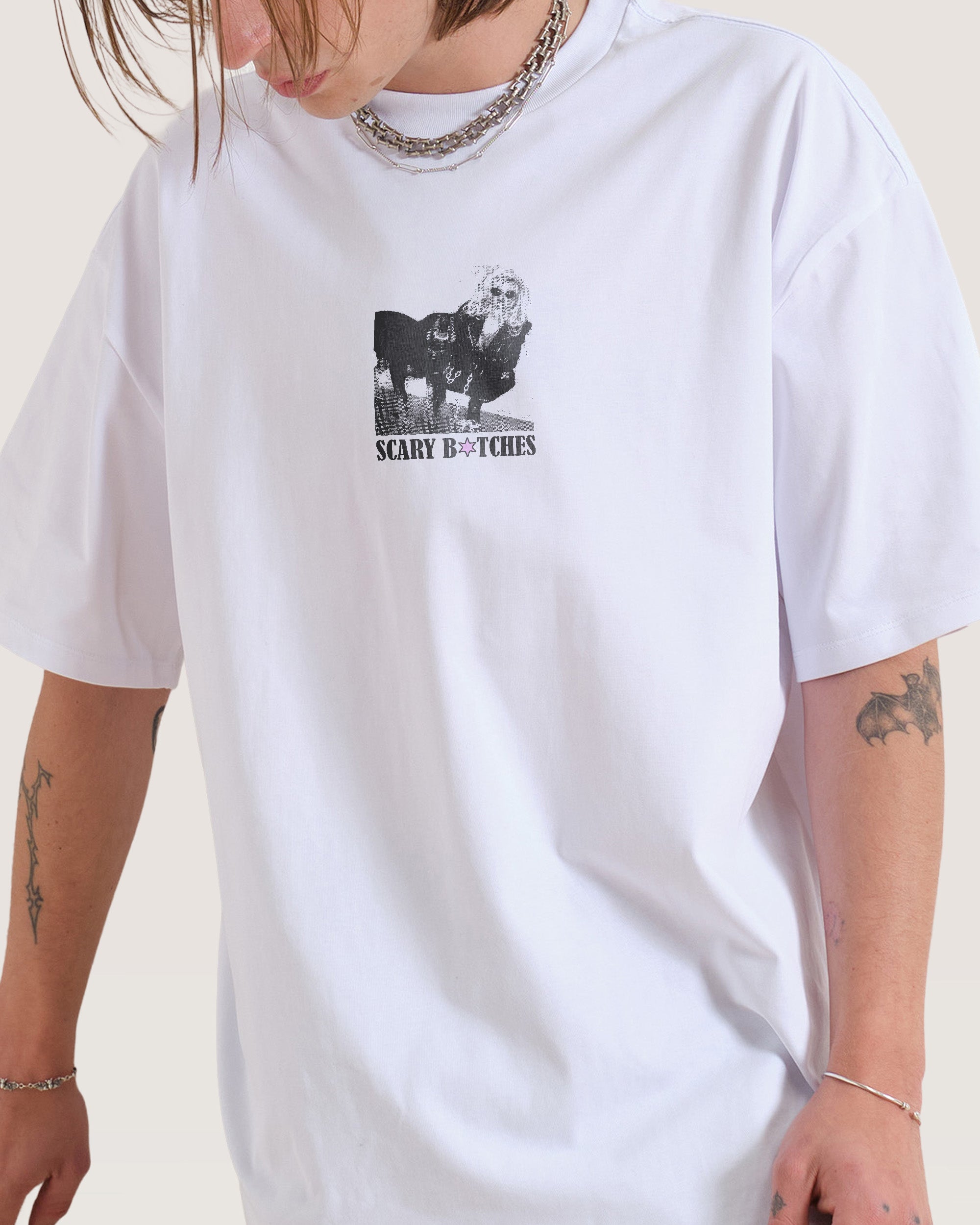 Scary Bitches Oversized Tee Australia Threadheads Online