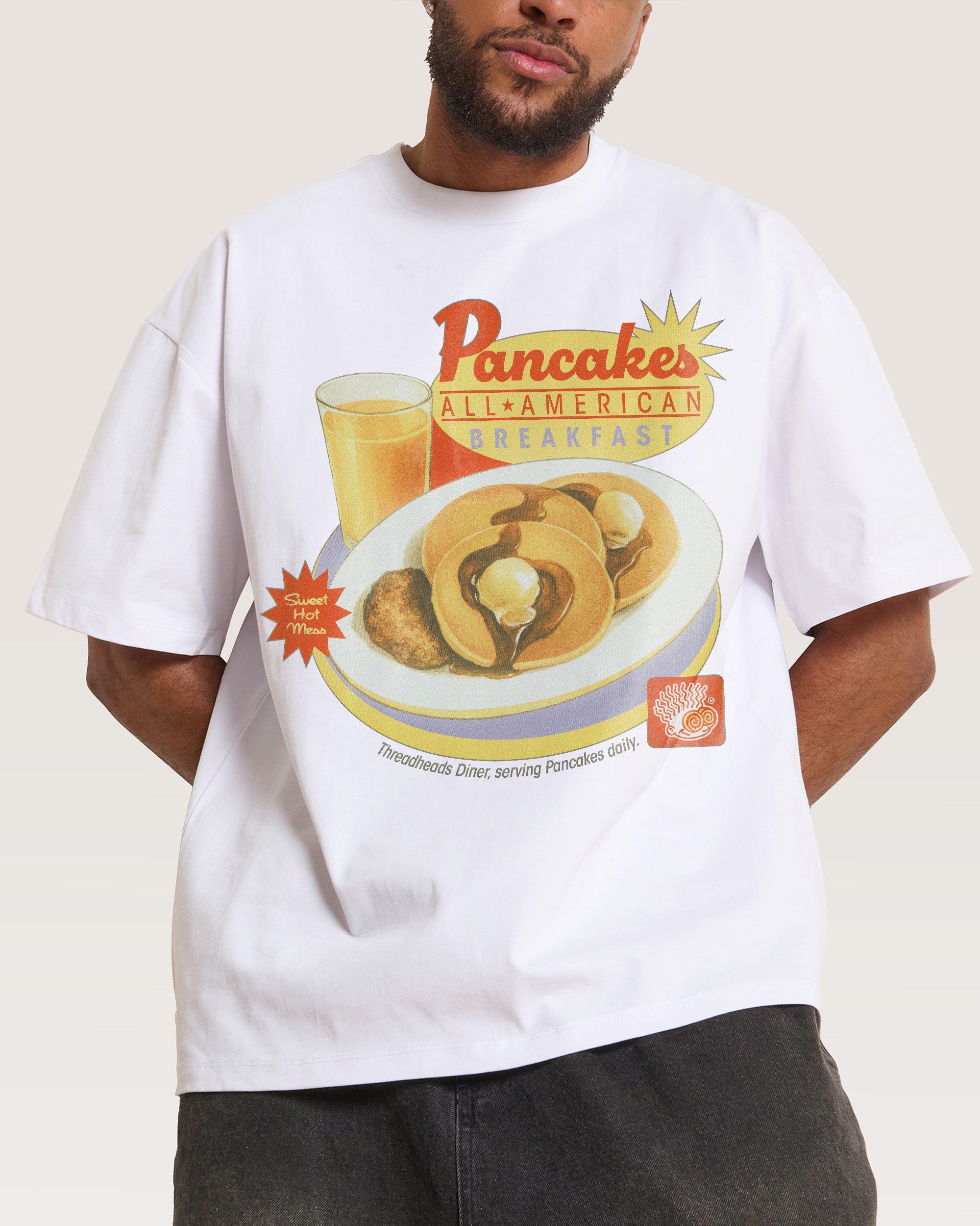 Pancakes Oversized Tee Australia Threadheads Online