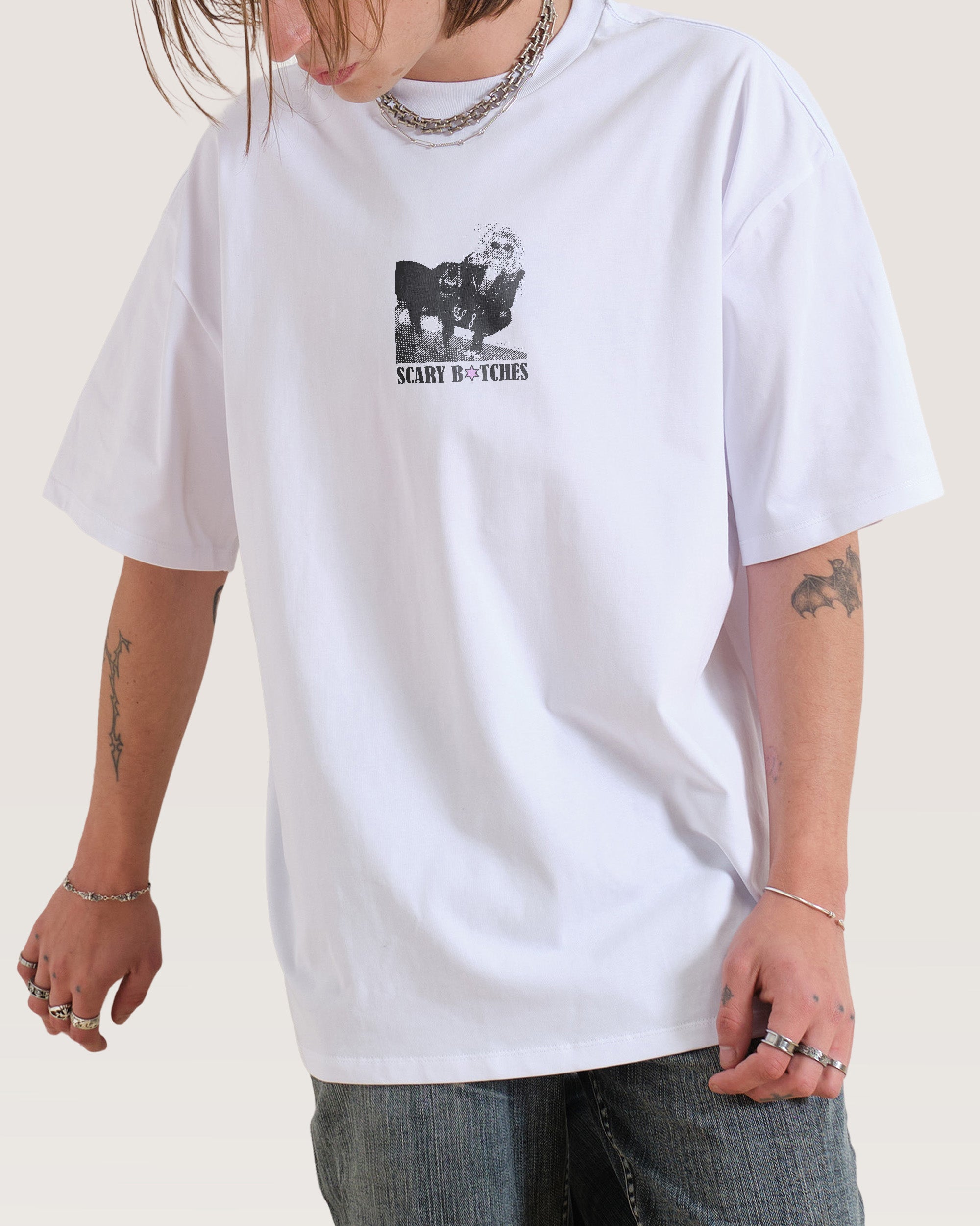 Scary Bitches Oversized Tee Australia Threadheads Online