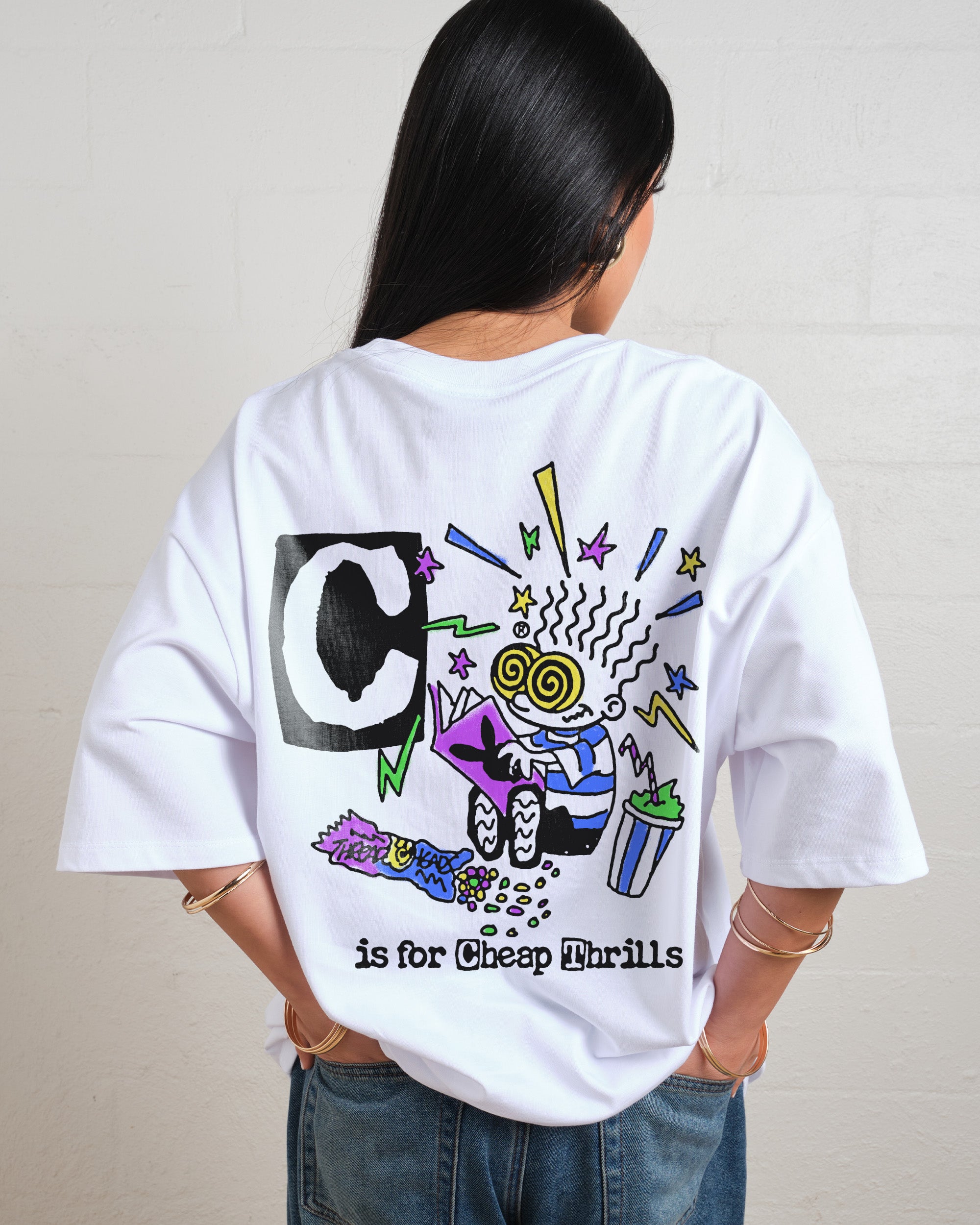 C is for Cheap Thrills Oversized Tee Online Australia