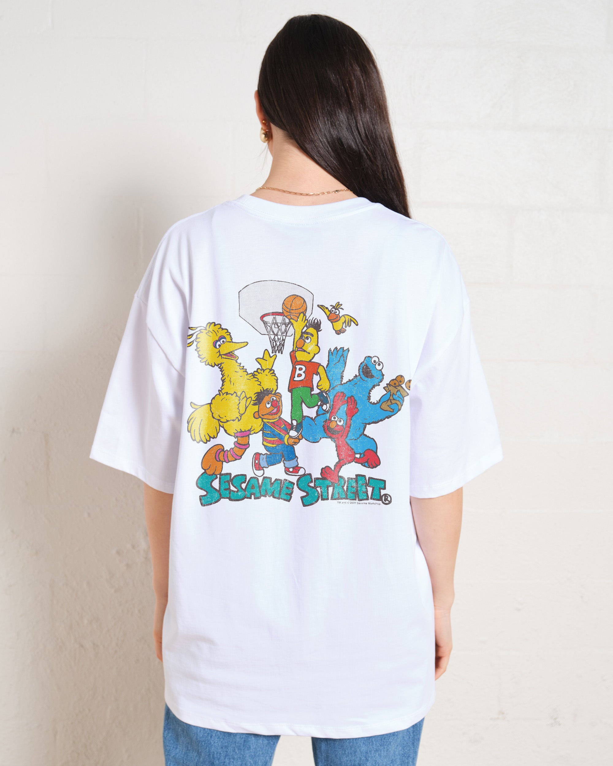 Sesame Street Hoops Oversized Tee Online Australia