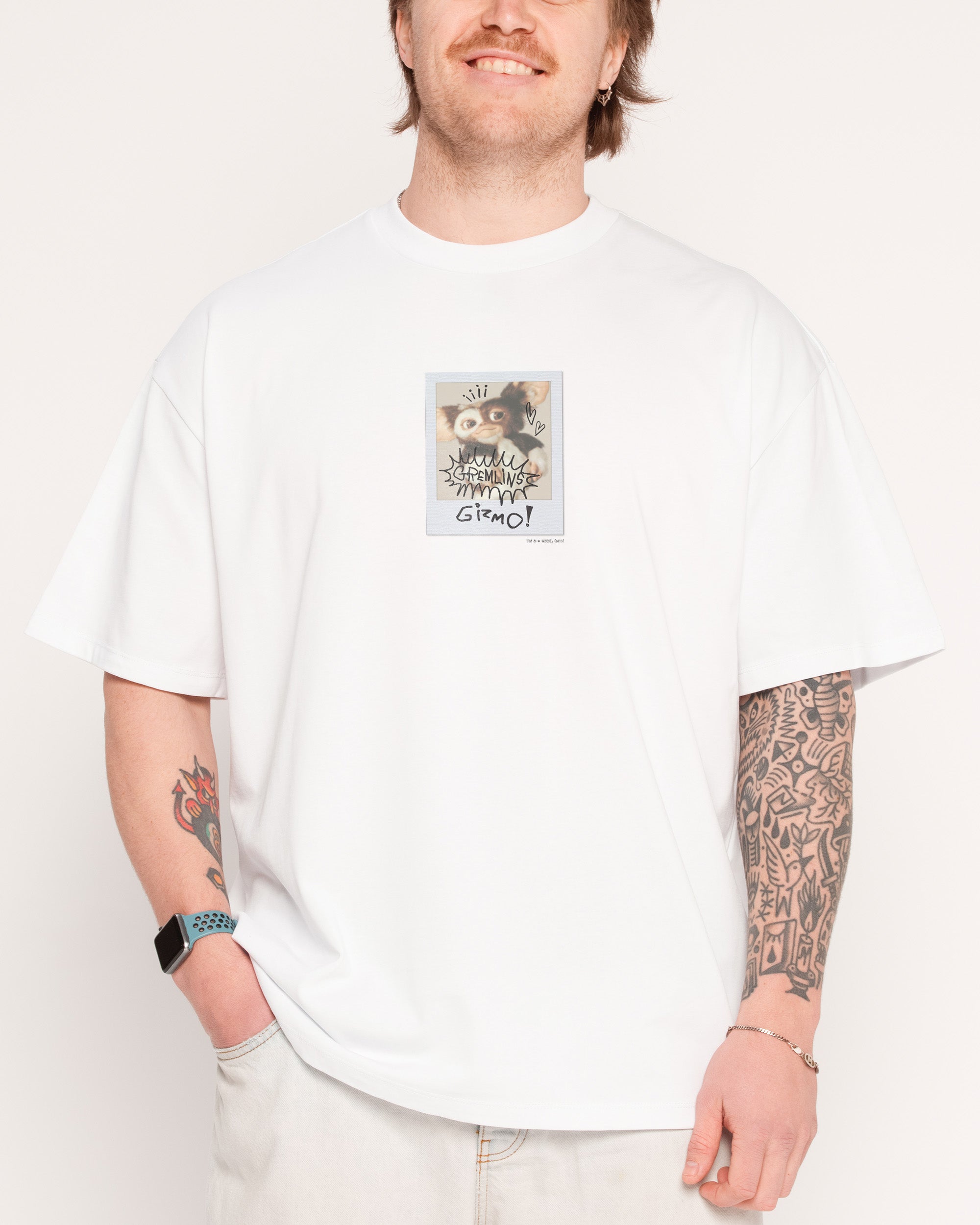Gizmo Polaroid Oversized Tee | Official Gremlins Merch