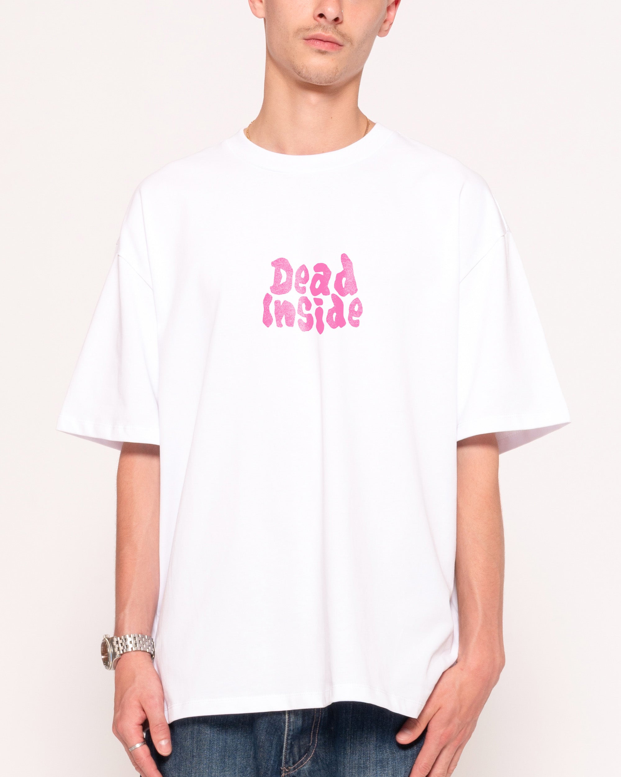 Dead Inside 26 White Oversized Tee