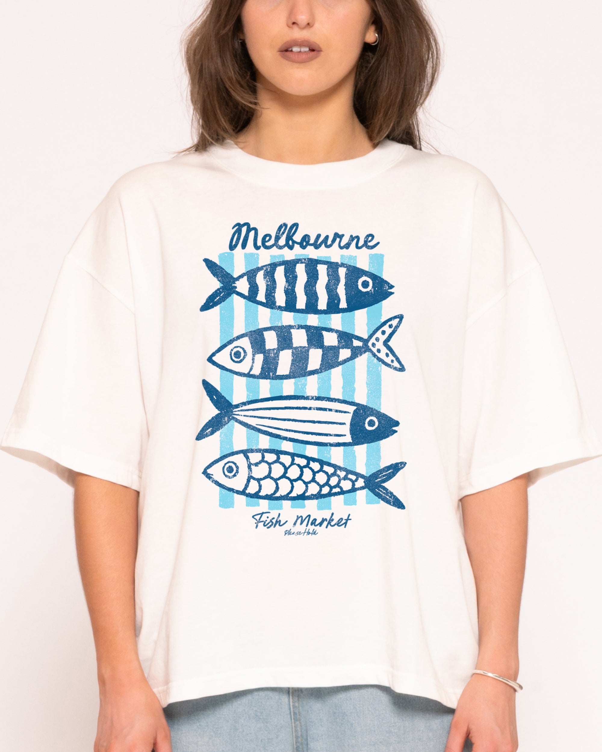Melbourne Fish Market Boxy Crop Tee Threadheads Australia Online