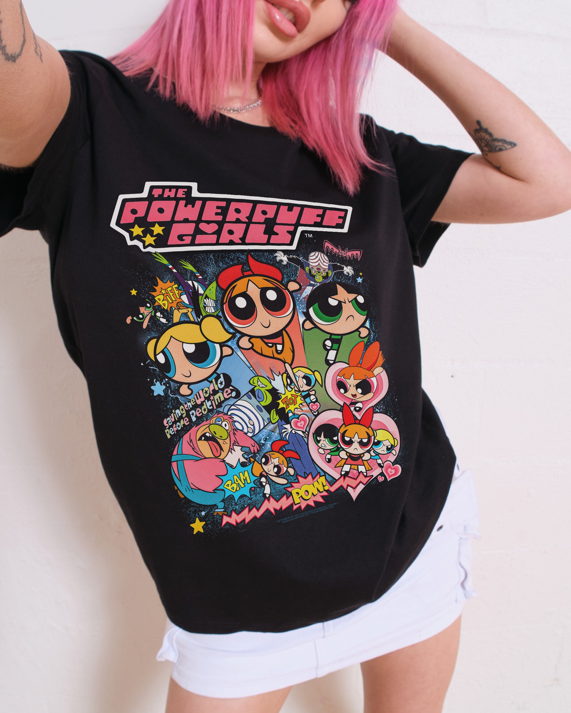 Powerpuff Girls Vintage Women's Tee Online Australia