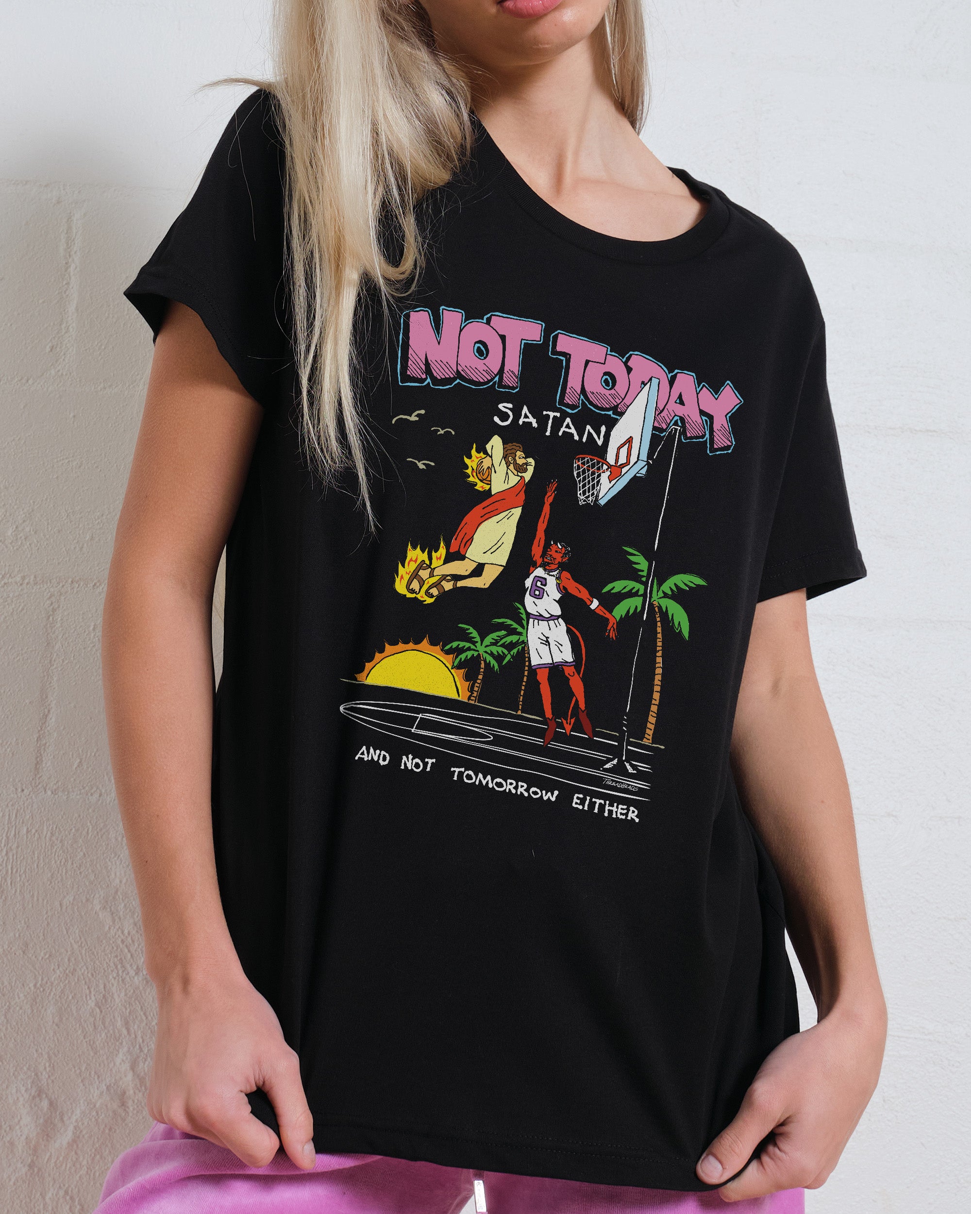 Not Today Satan Women's Tee Online Australia
