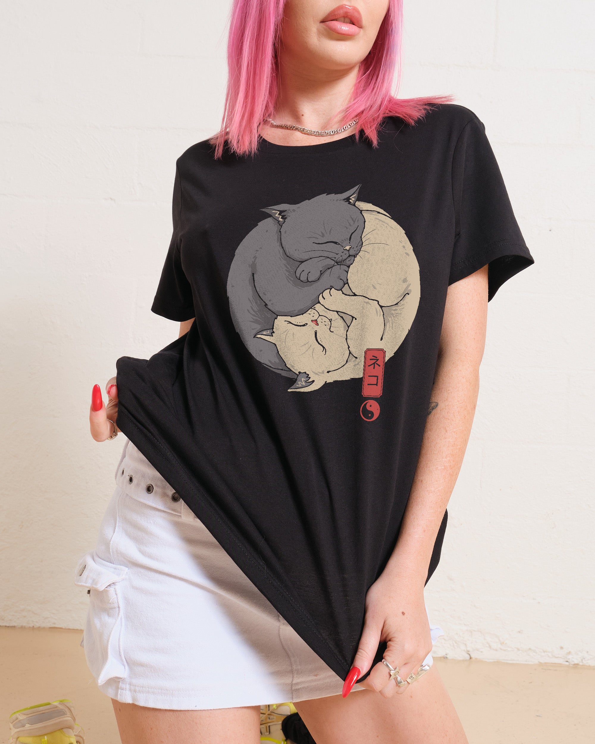 Yin Yang Cats Women's Tee Online Australia