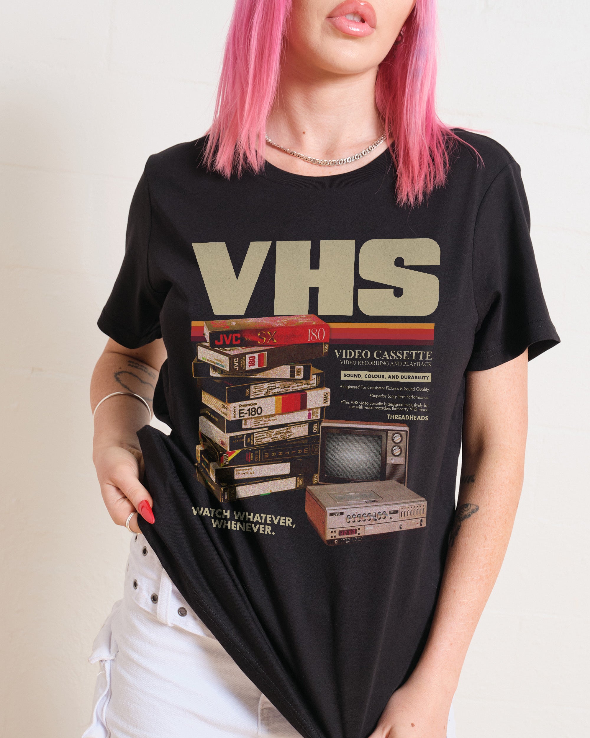 Vintage VHS Tapes Women's Tee Online Australia