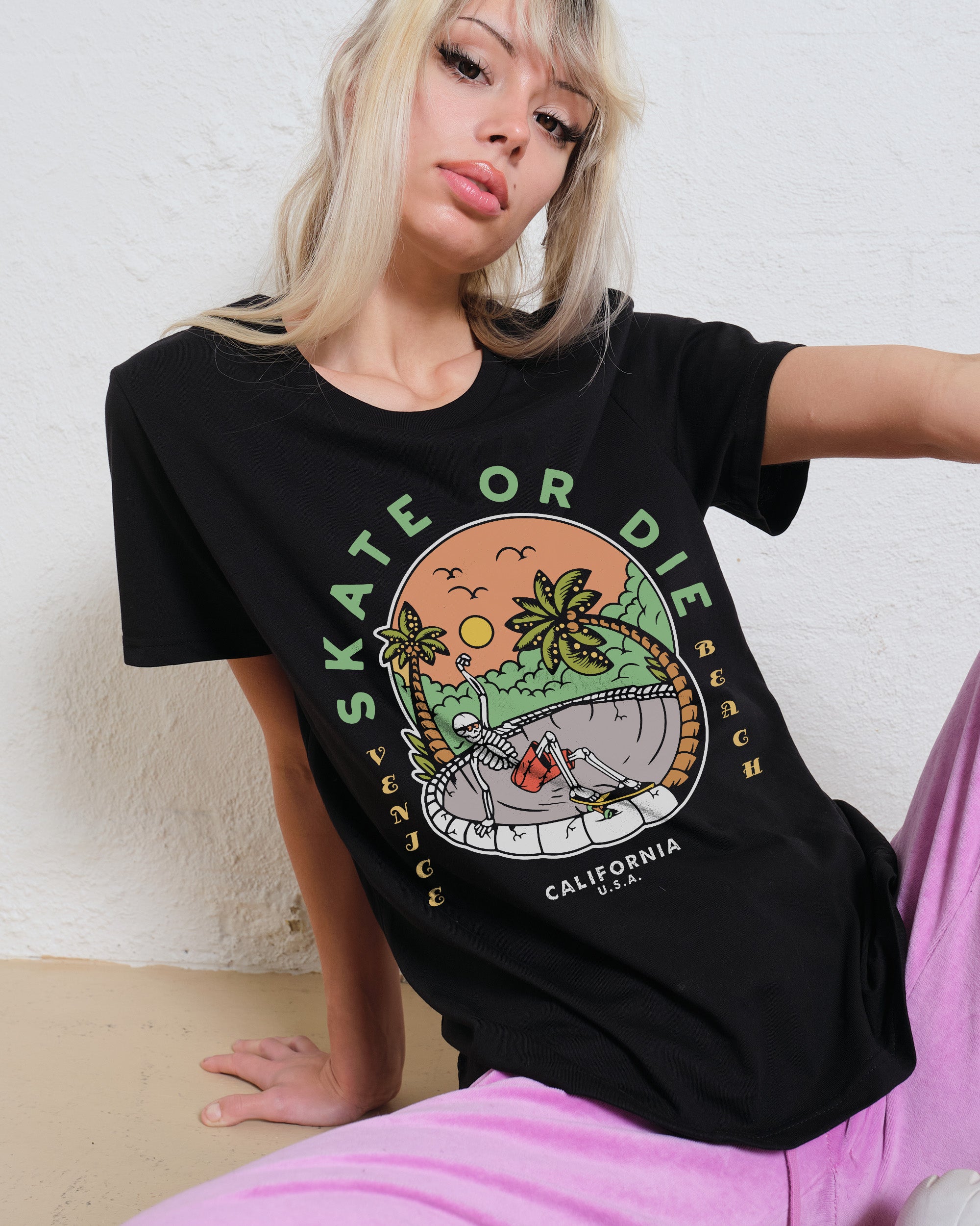 Skate or Die Women's Tee Online Australia