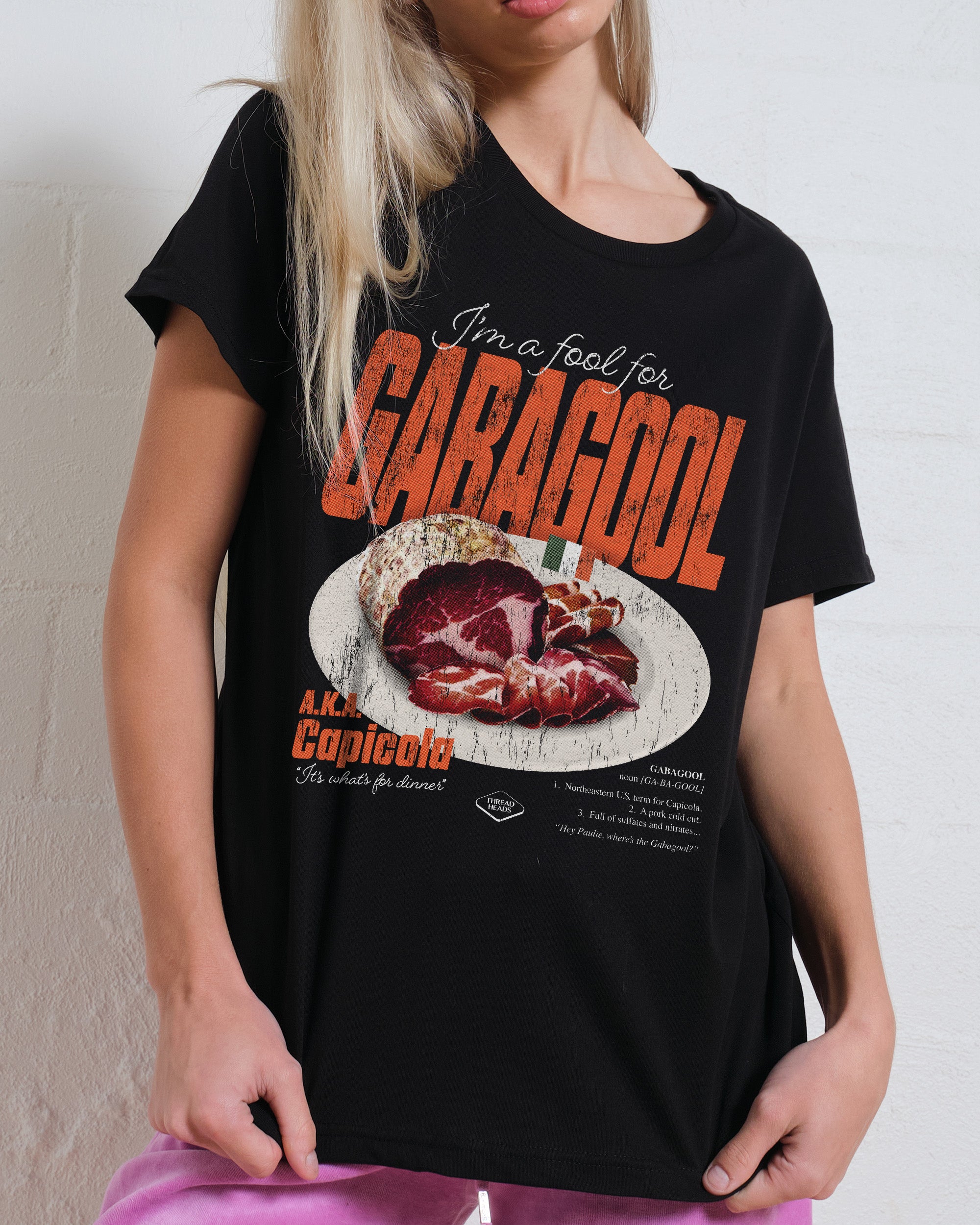 I'm a Fool for Gabagool Women's Tee Online Australia