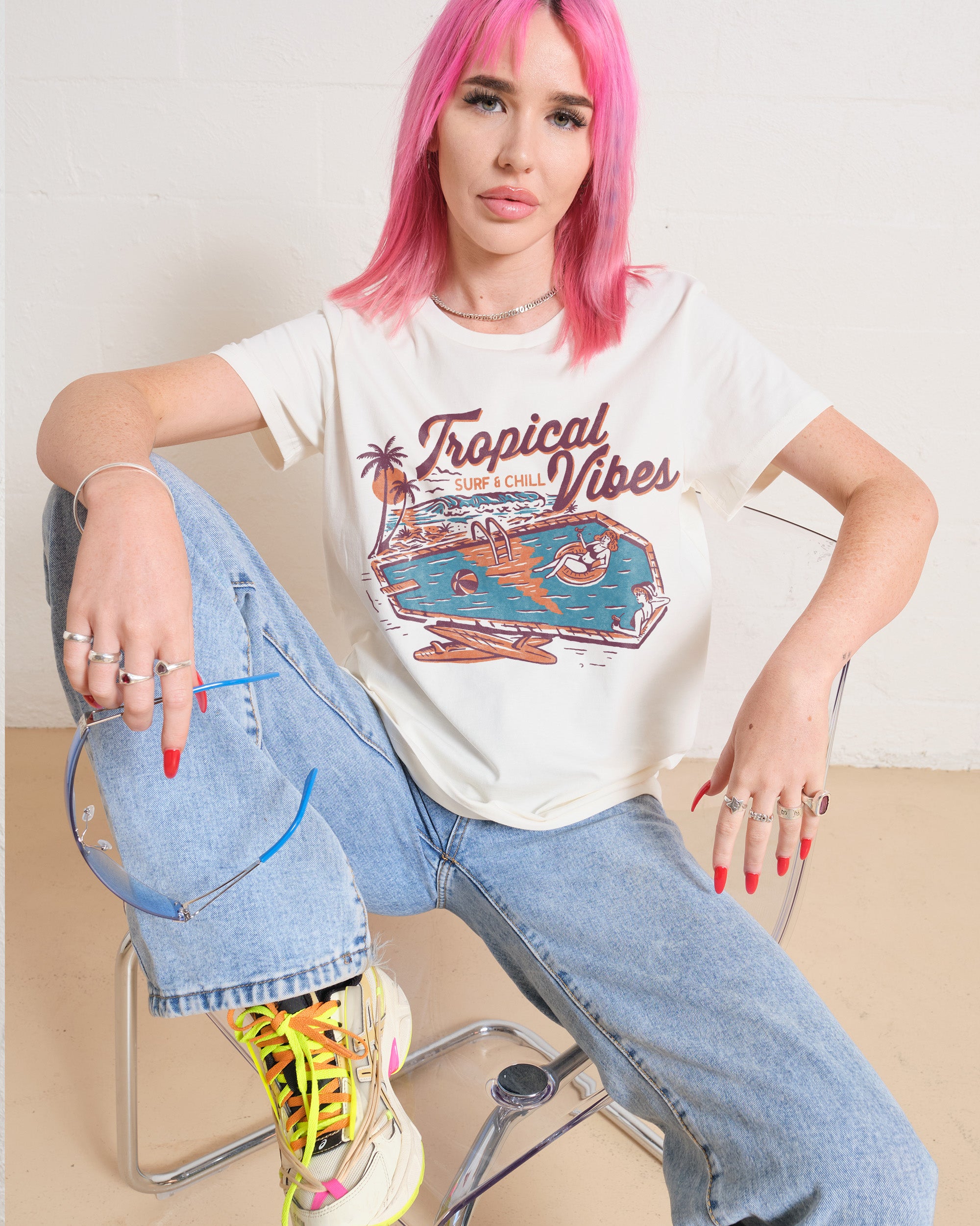 Tropical Vibes Women's Tee Online Australia