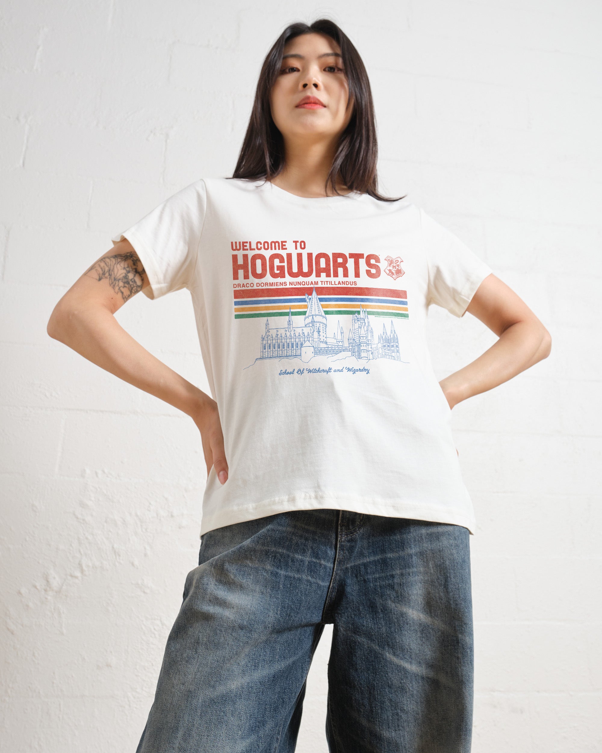 Welcome to Hogwarts Women's Tee Online Australia