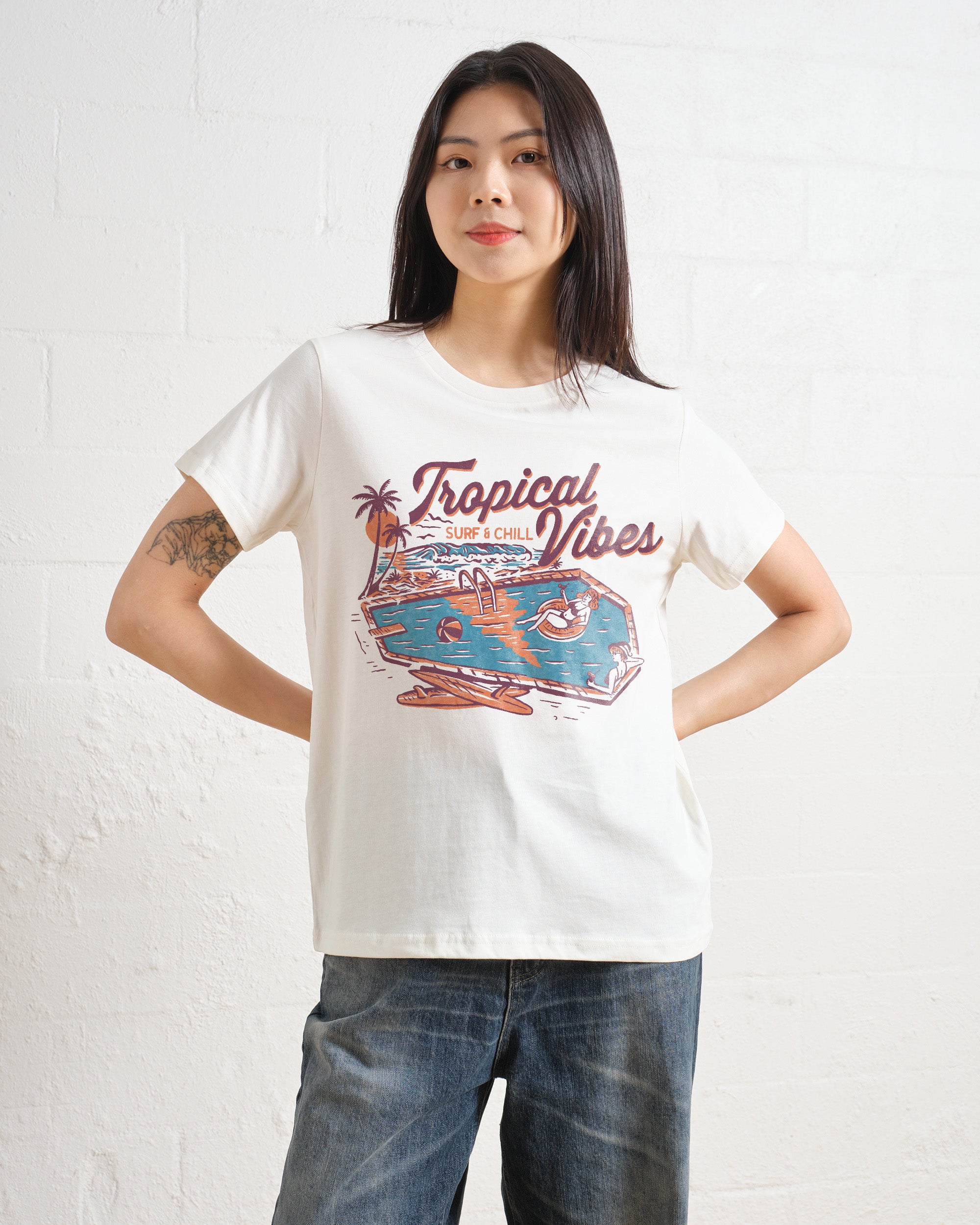 Tropical Vibes Women's Tee Online Australia