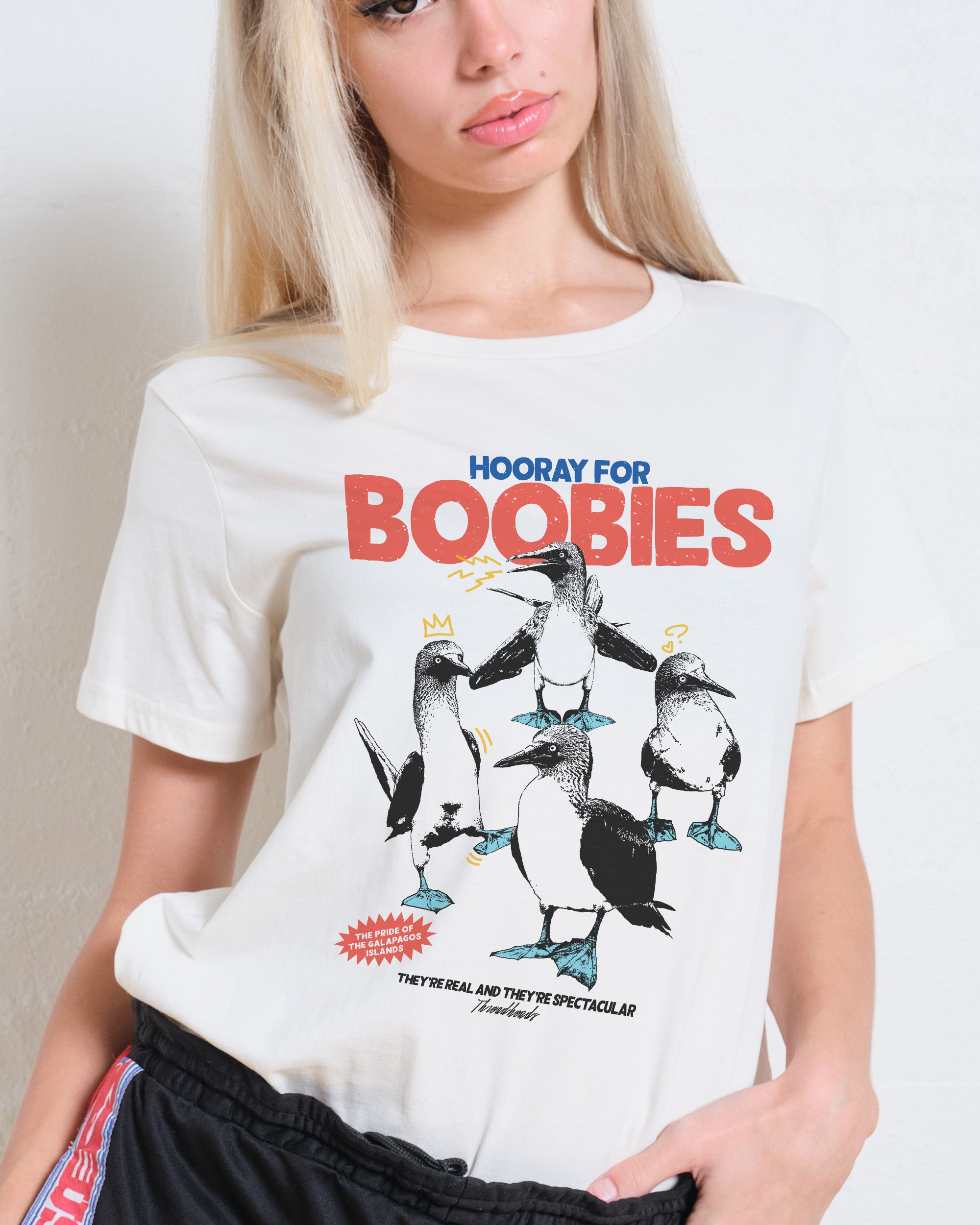 Hooray for Boobies Women's Tee Online Australia