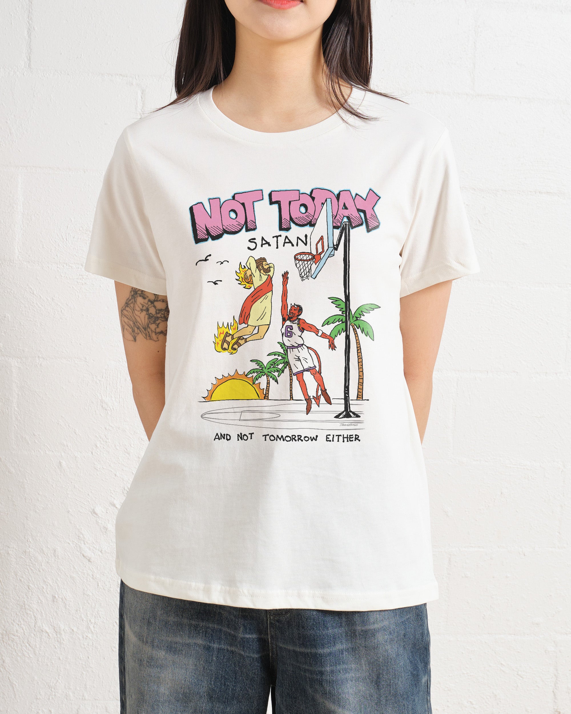 Not Today Satan Women's Tee Online Australia