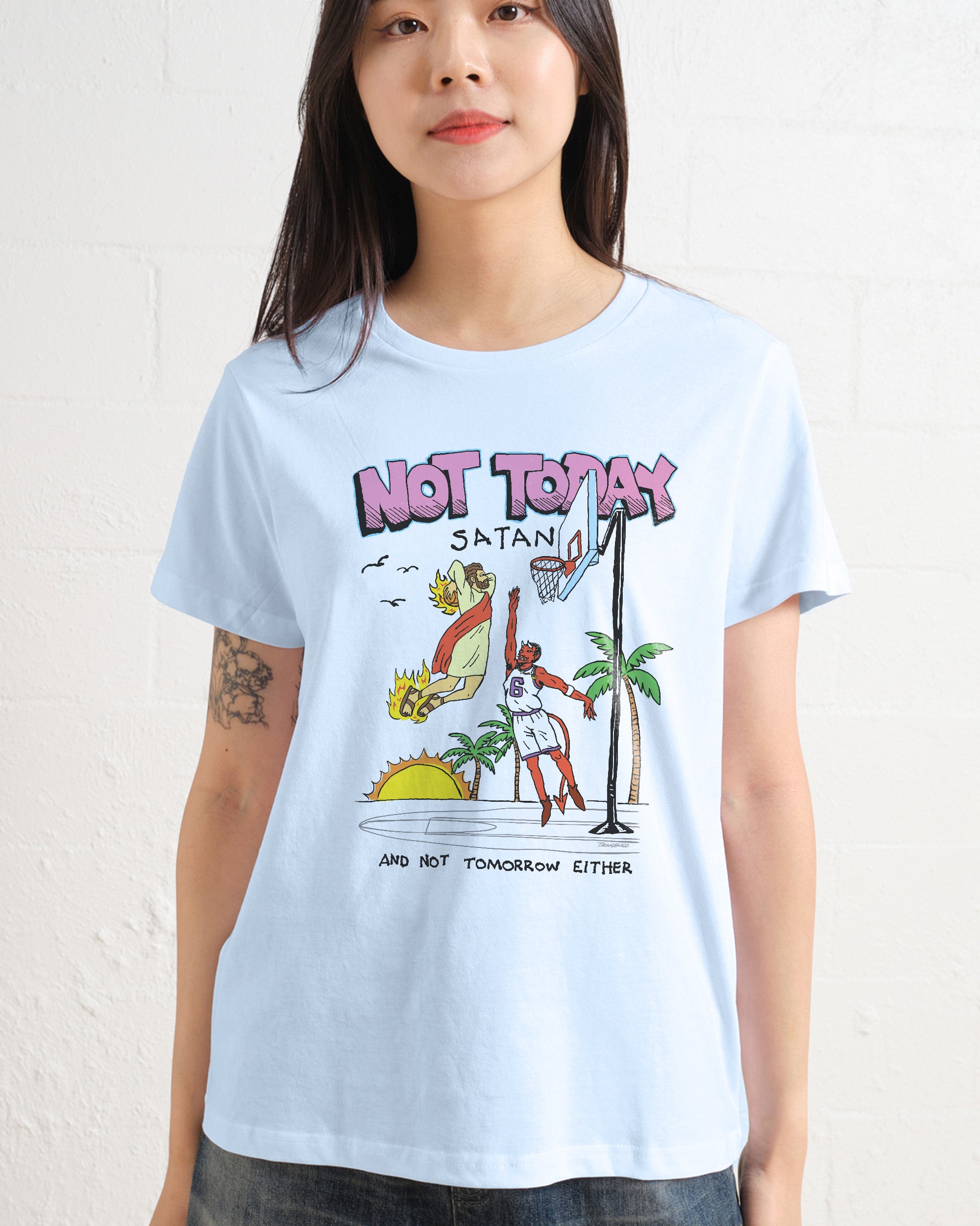 Not Today Satan Women's Tee Online Australia