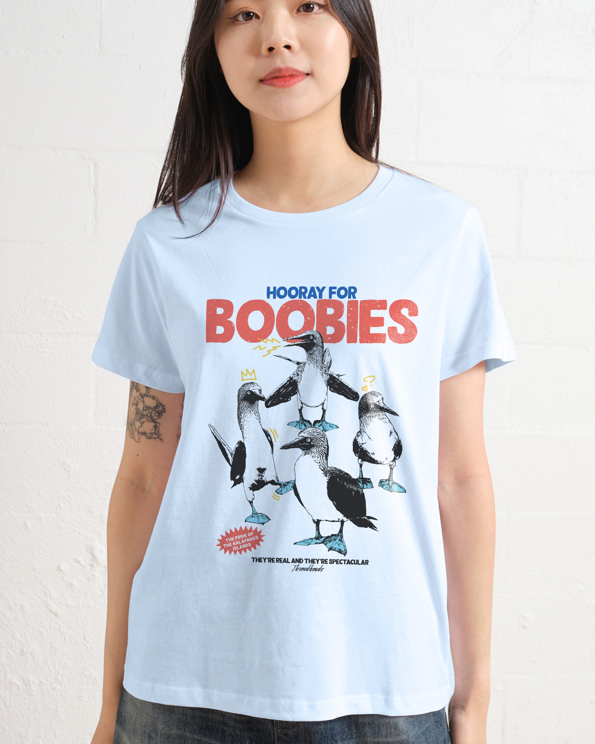 Hooray for Boobies Women's Tee Online Australia