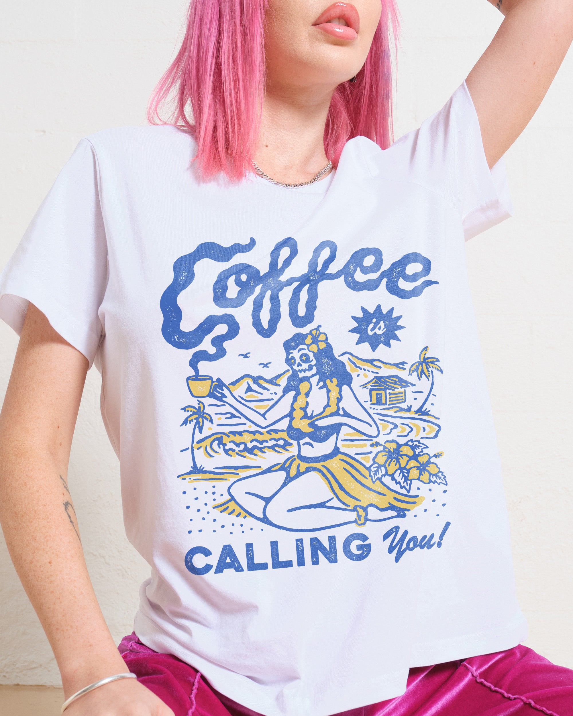 Coffee is Calling You Women's Tee Online Australia