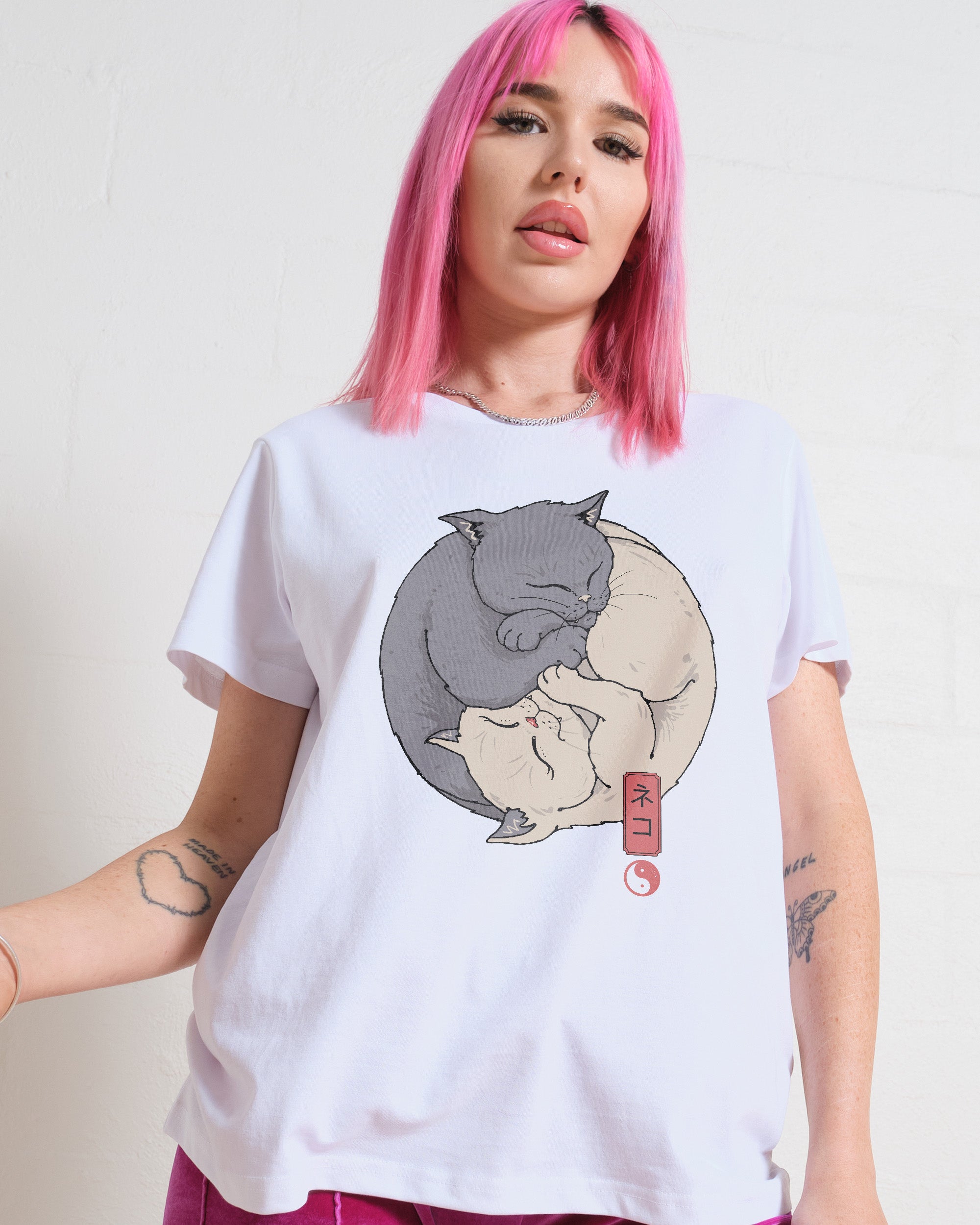 Yin Yang Cats Women's Tee Online Australia