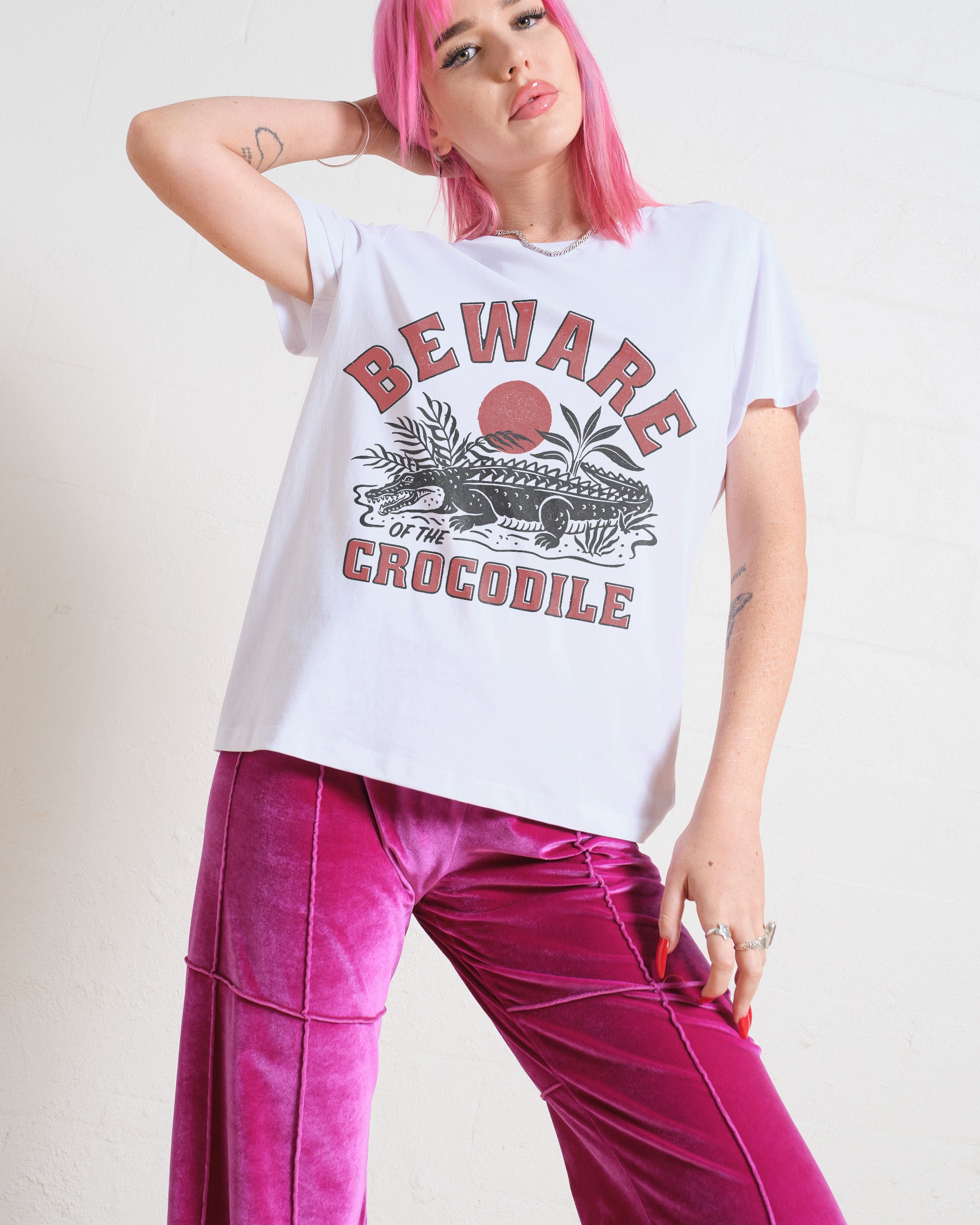 Beware of the Crocodile Women's Tee Online Australia