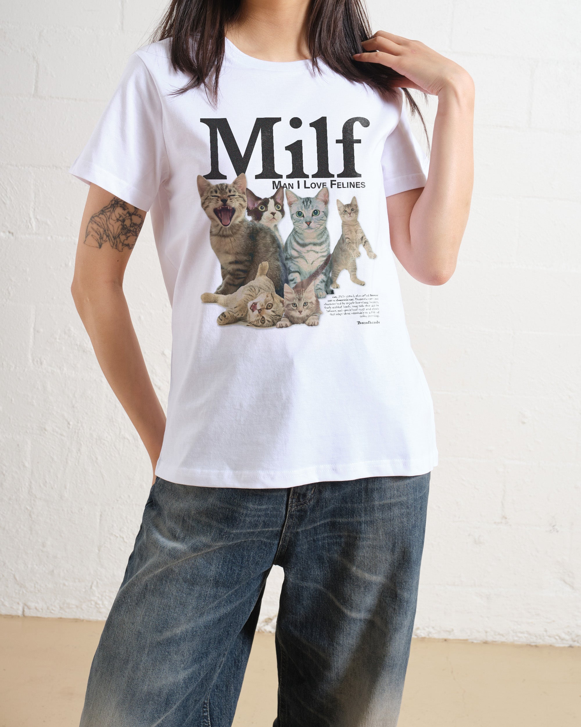 Man I Love Felines Women's Tee Online Australia
