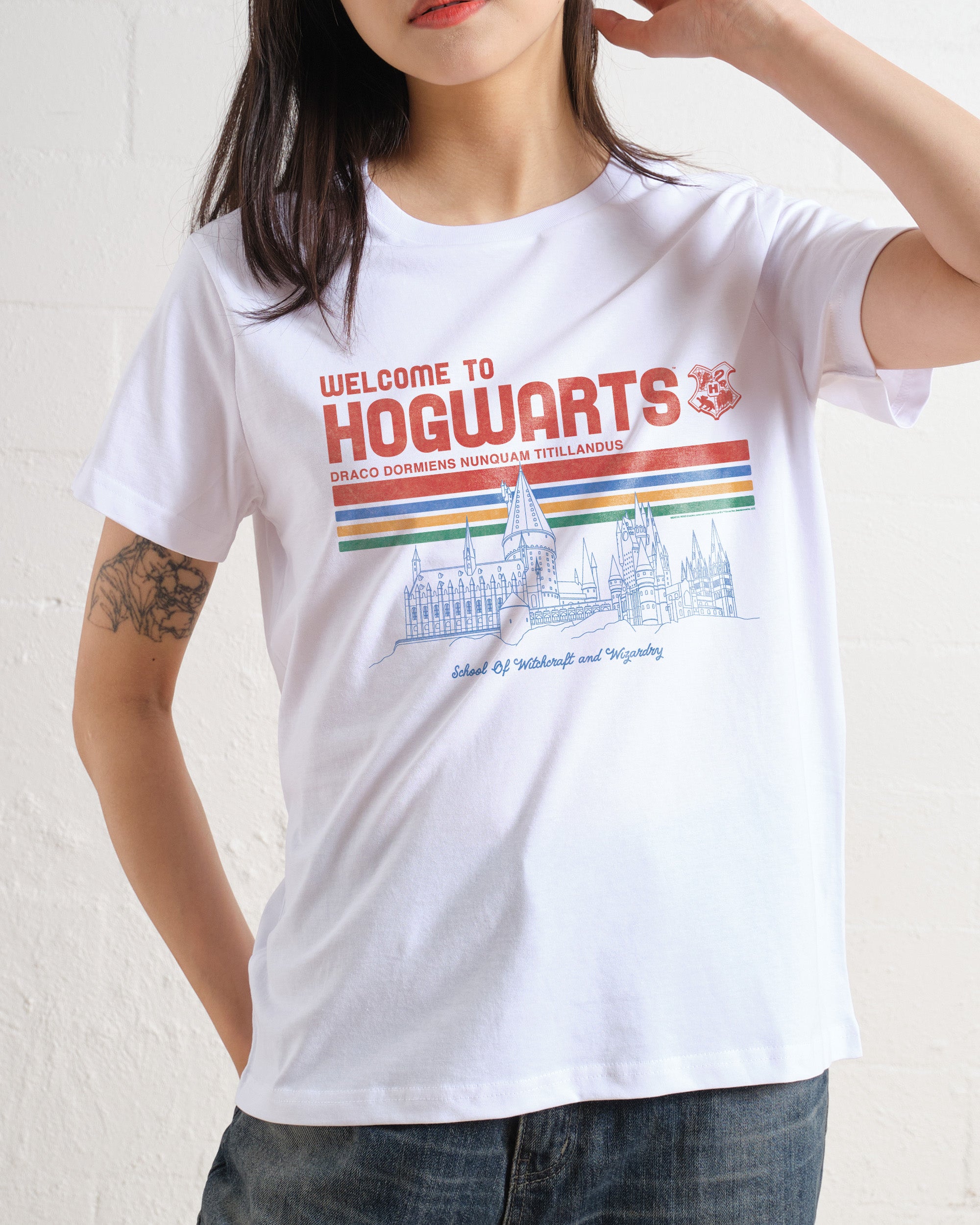 Welcome to Hogwarts Women's Tee Online Australia