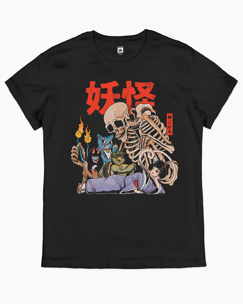 The Yokai Club T-Shirt Australia Online #colour_black