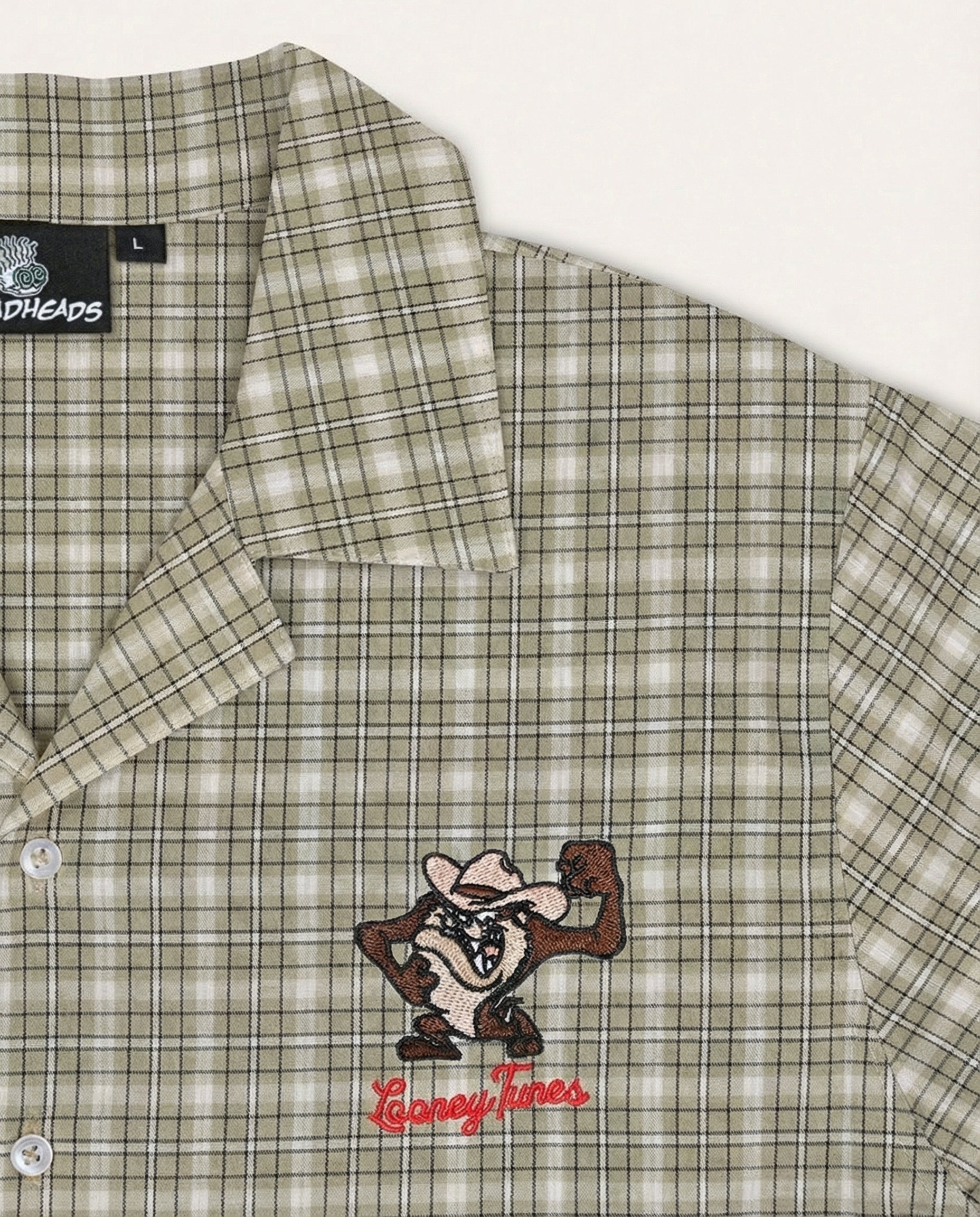 Rootin Tootin Taz Button Down T-Shirt Threadheads Australia Online